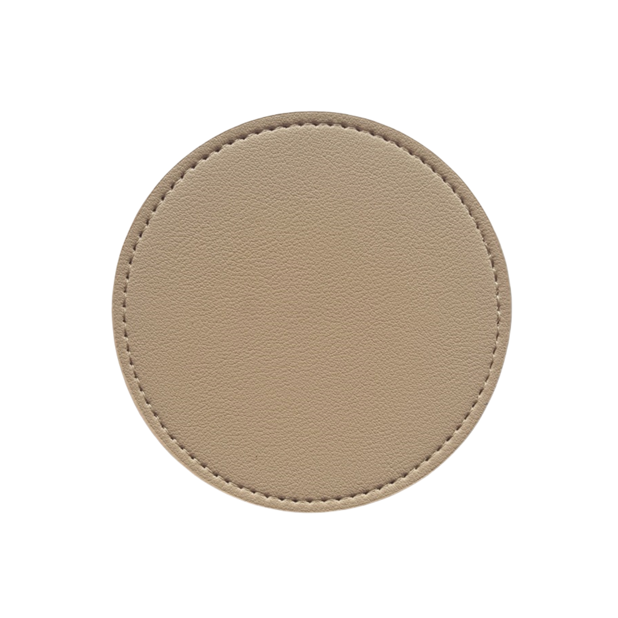 Round Leather Drink Coasters Protection for Home Decor 10