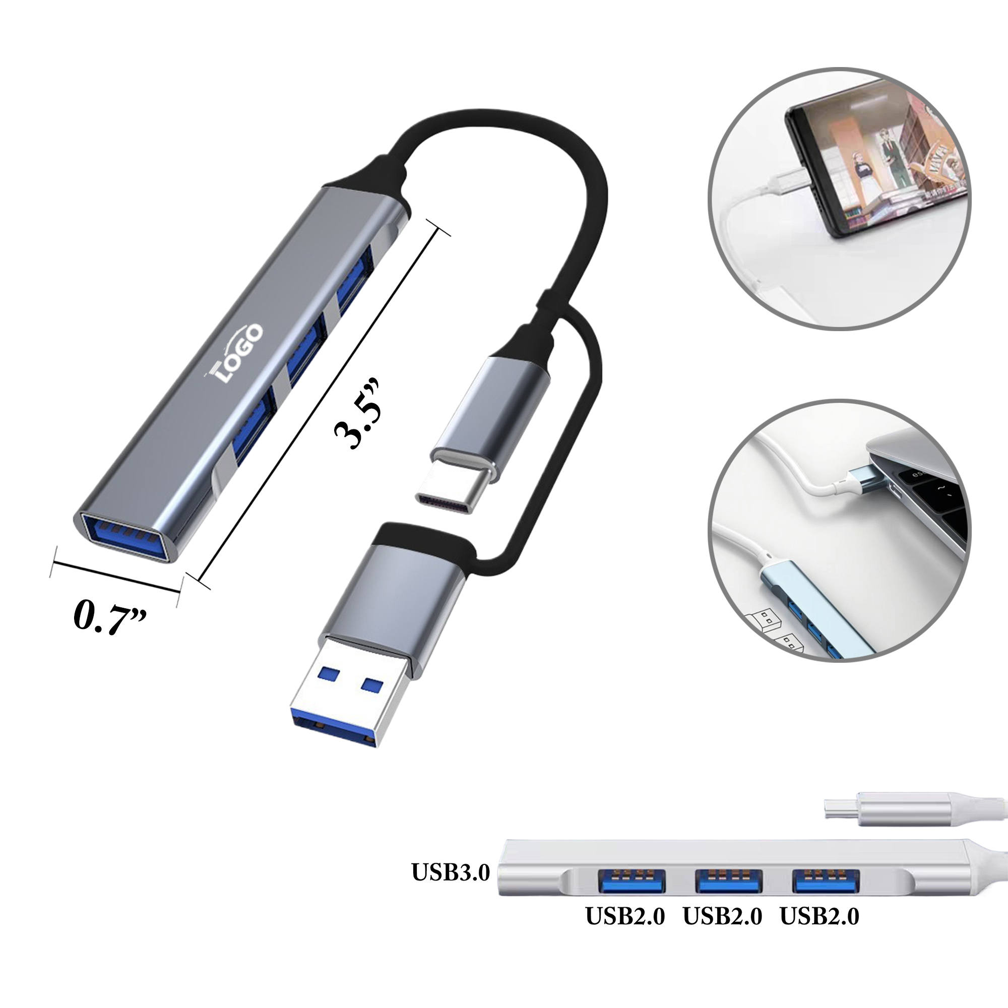 MOQ50 Dual USB Connector For Peripherals 3