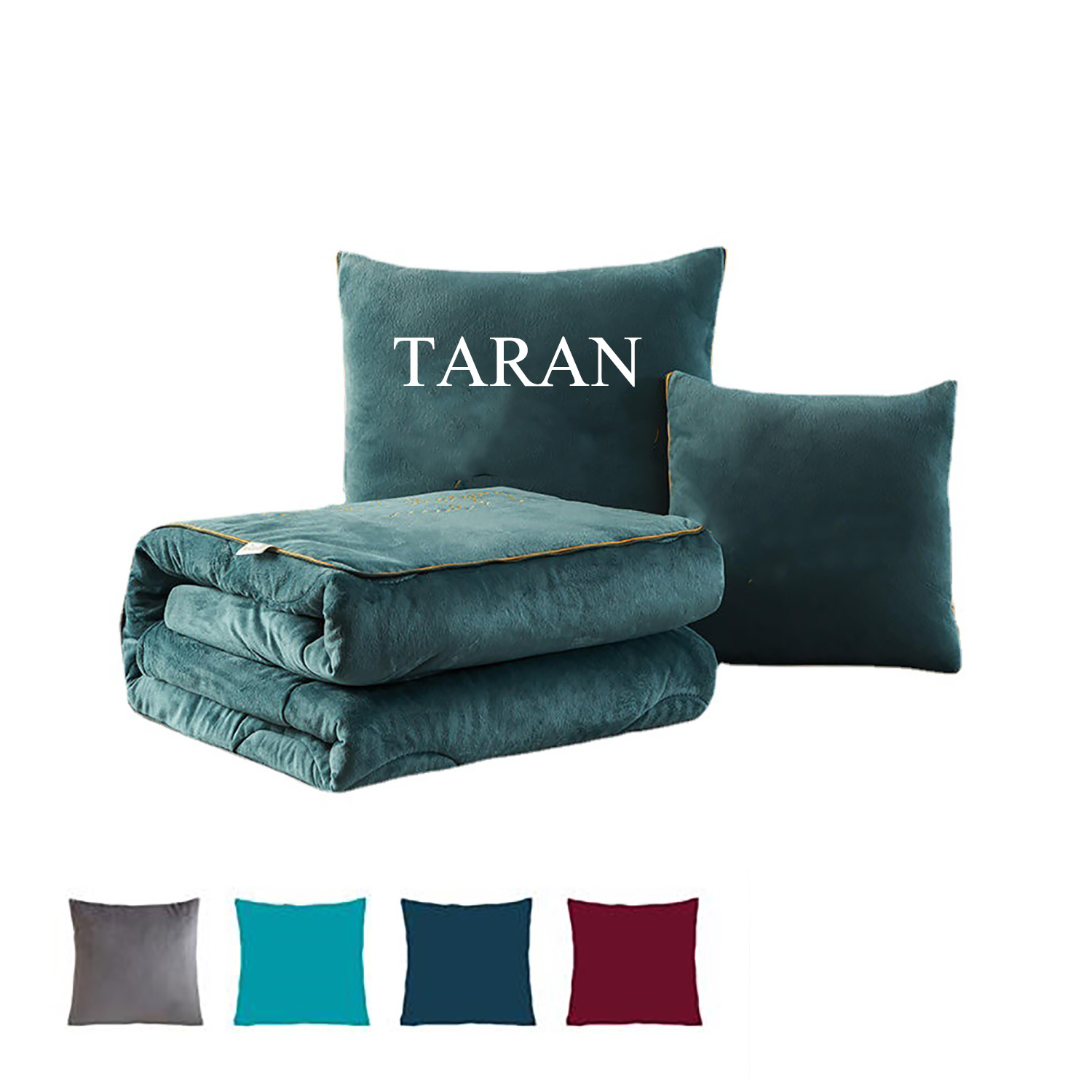 Custom 2 In1 Throw Blanket Pillow Sets For Couch Sofa 15