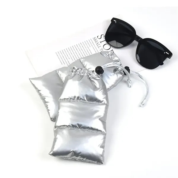 Drawstring Down Glasses Bag, Cosmetic Bag for Work, School and Travel 4