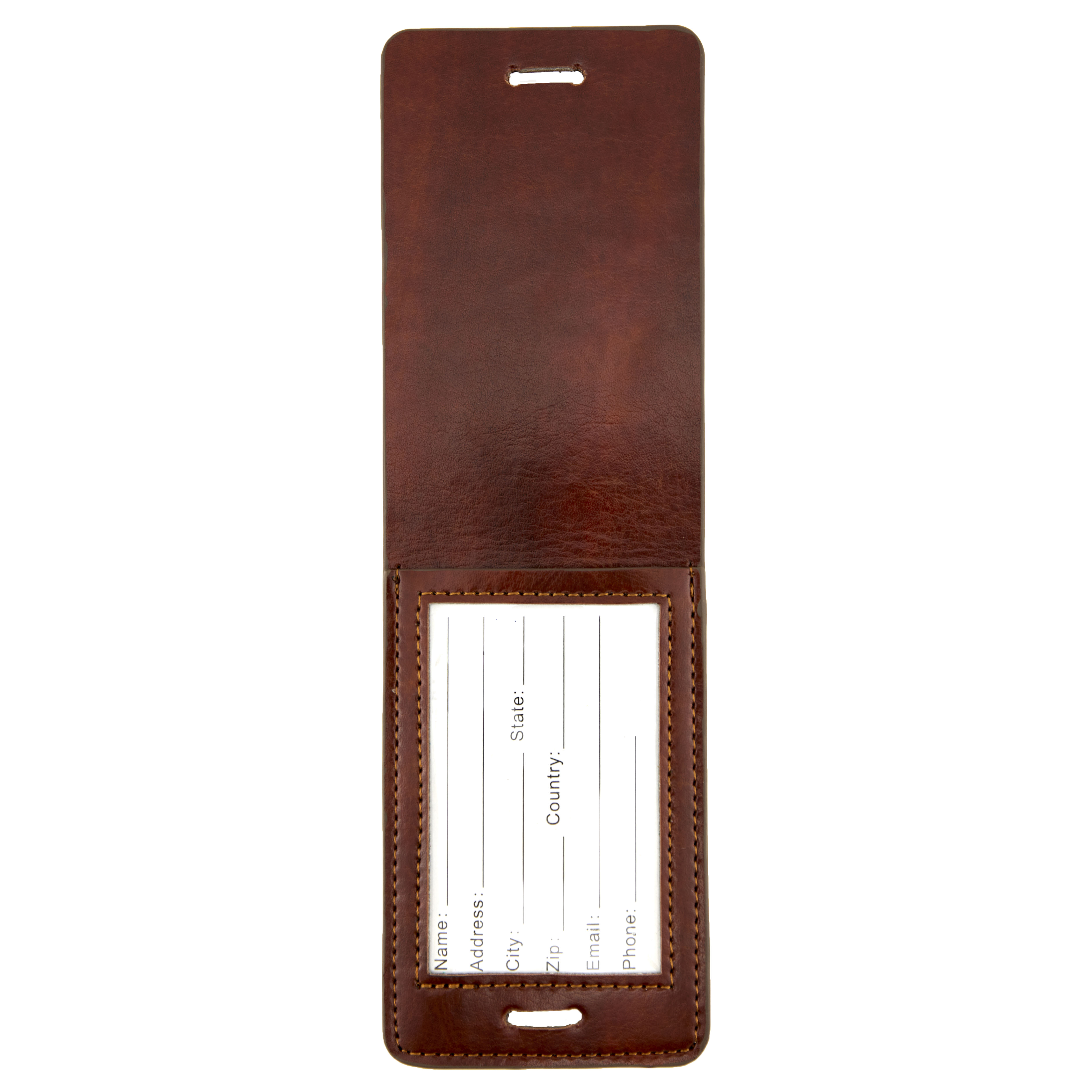New Age Italian PU Leather Luggage Tag 8