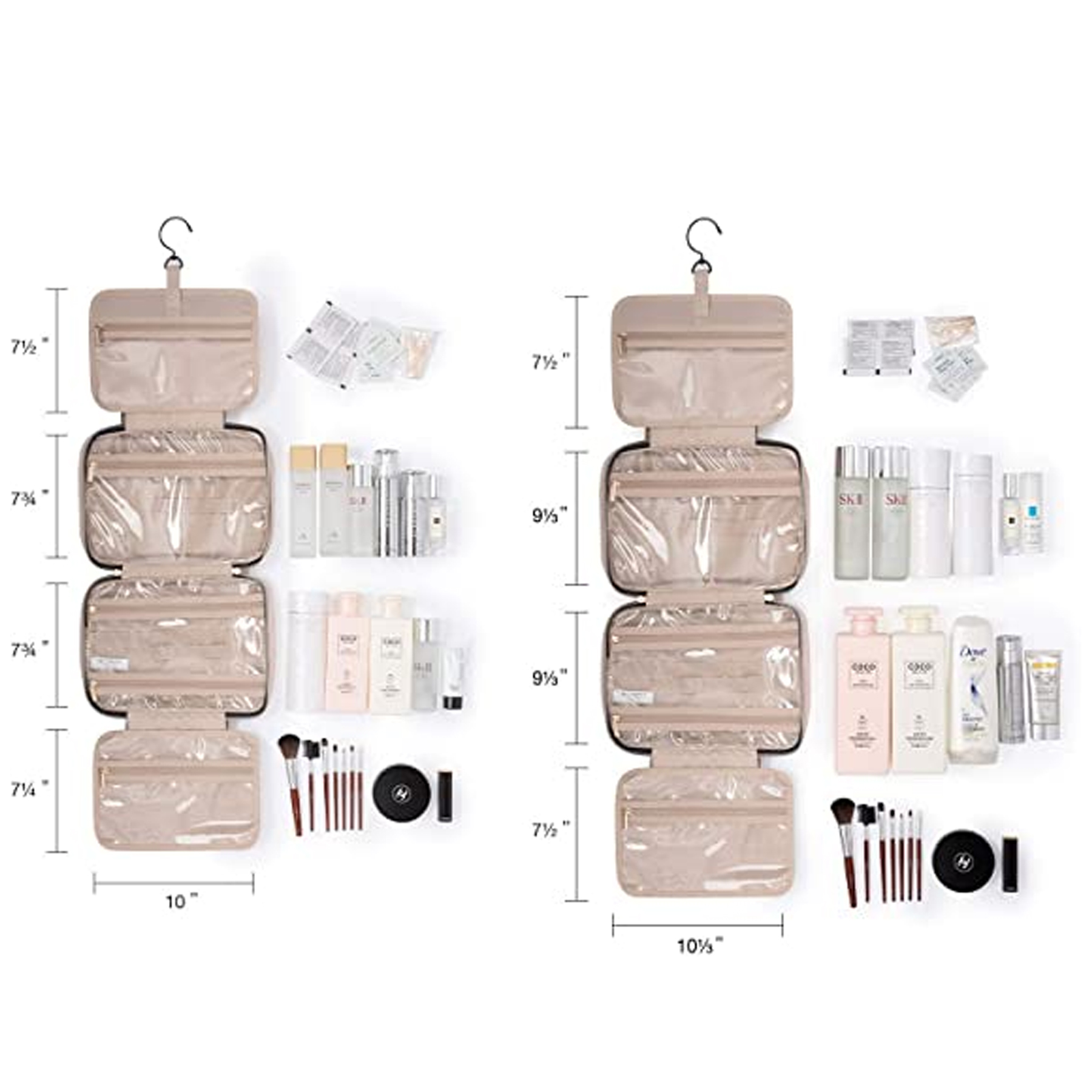 Travel Toiletry  Bag with Hanging Hook 6