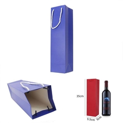 Single Bottle Wine Tote Paper Bag