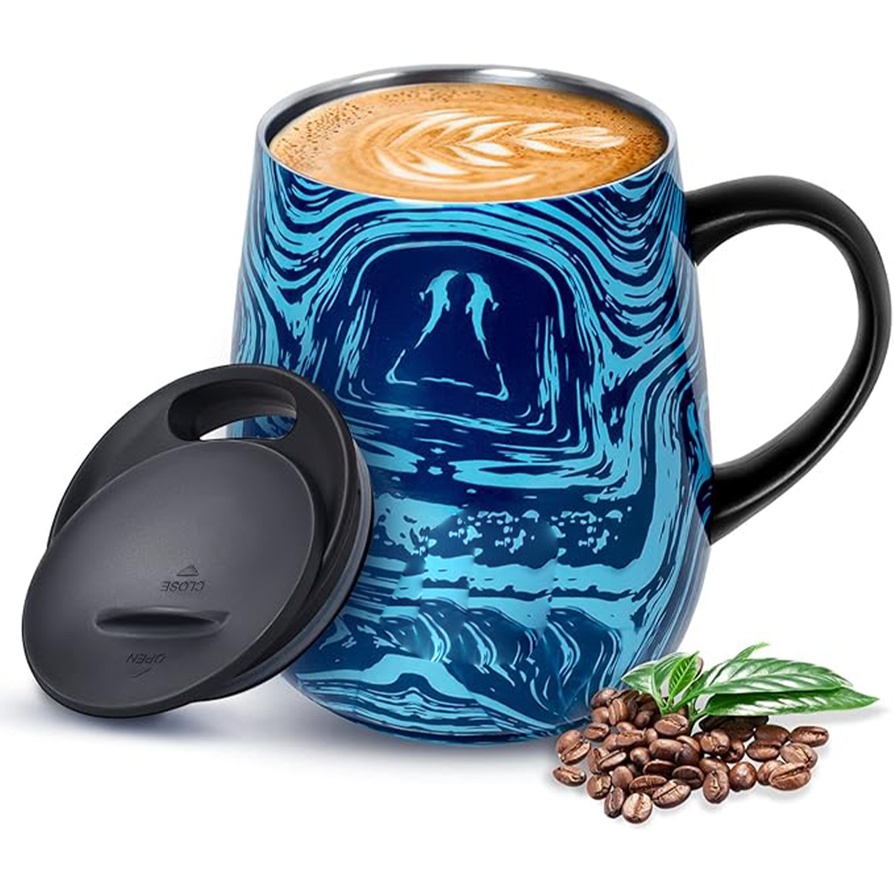 16 Oz Insulated Coffee Mug 30