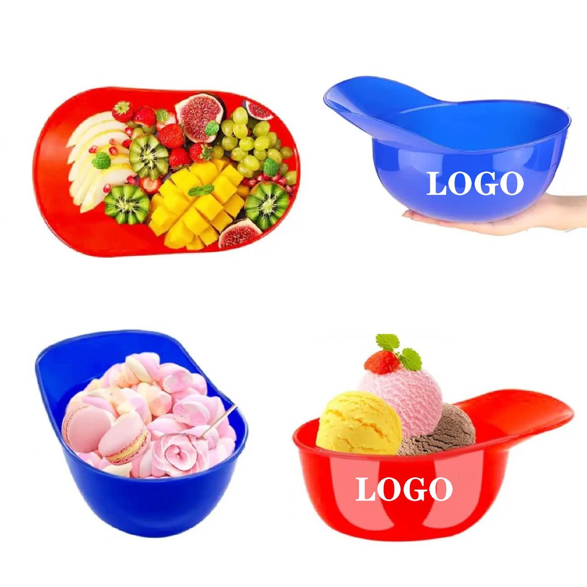MOQ 15 pcs 8oz Baseball Chip Bowl 3