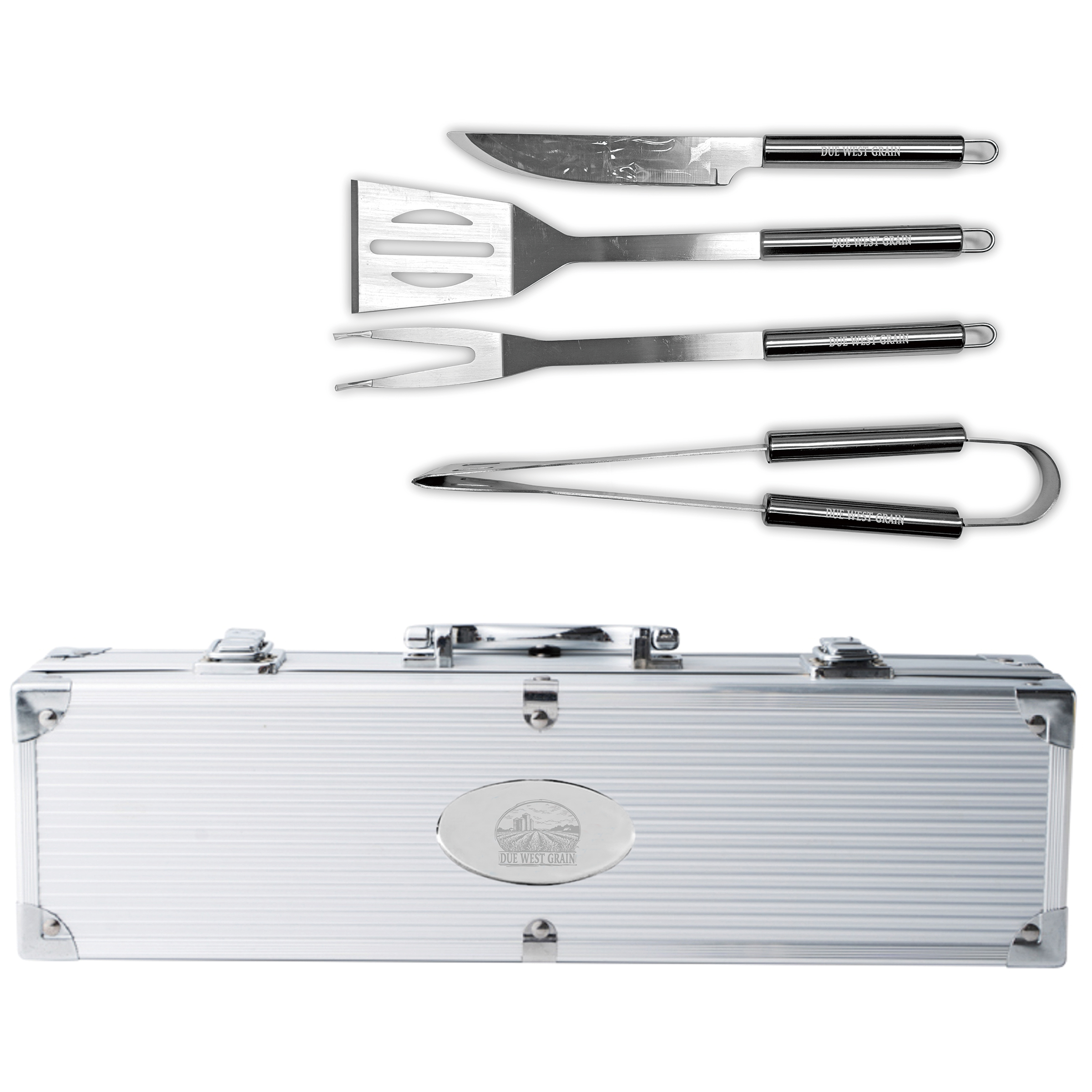 4 Pieces BBQ Tool Set 8