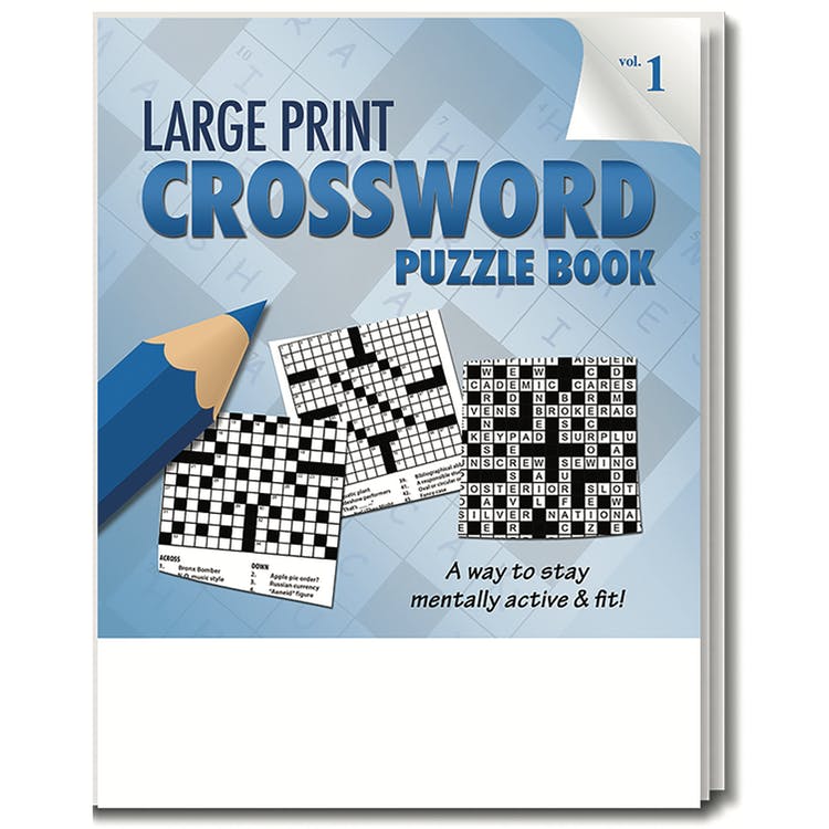 Crossword Puzzle Books - Large Print 32 Pages 3