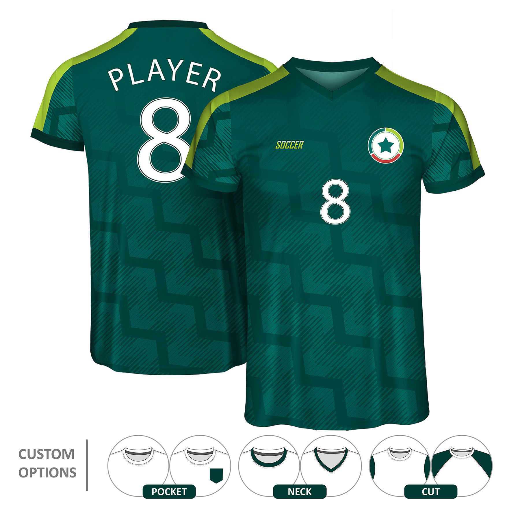Custom Performance Personalized Soccer Jersey (Full Color Dye Sublimated) 5