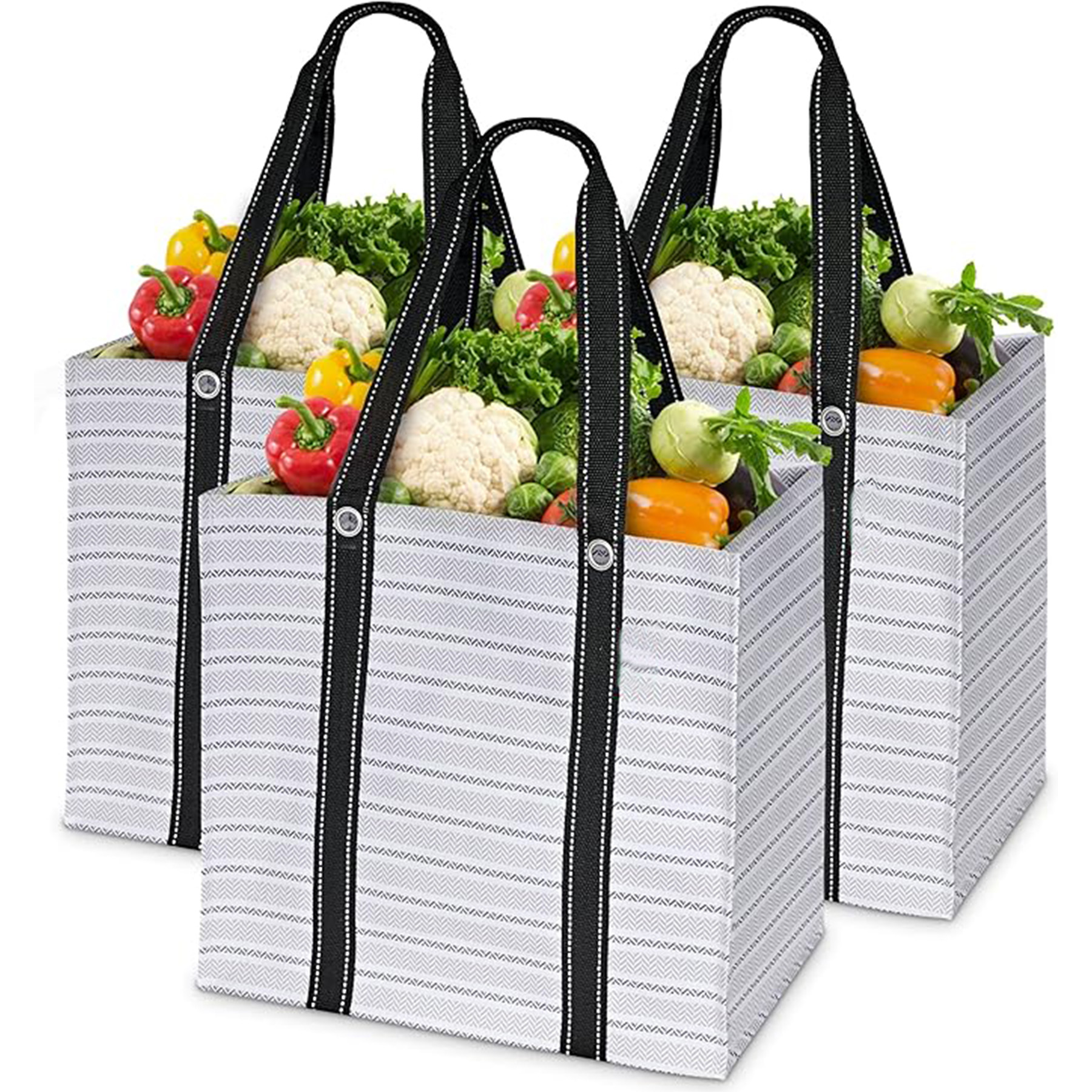 Large Reusable Shopping Bags, custom tote bag with logo imprint 24