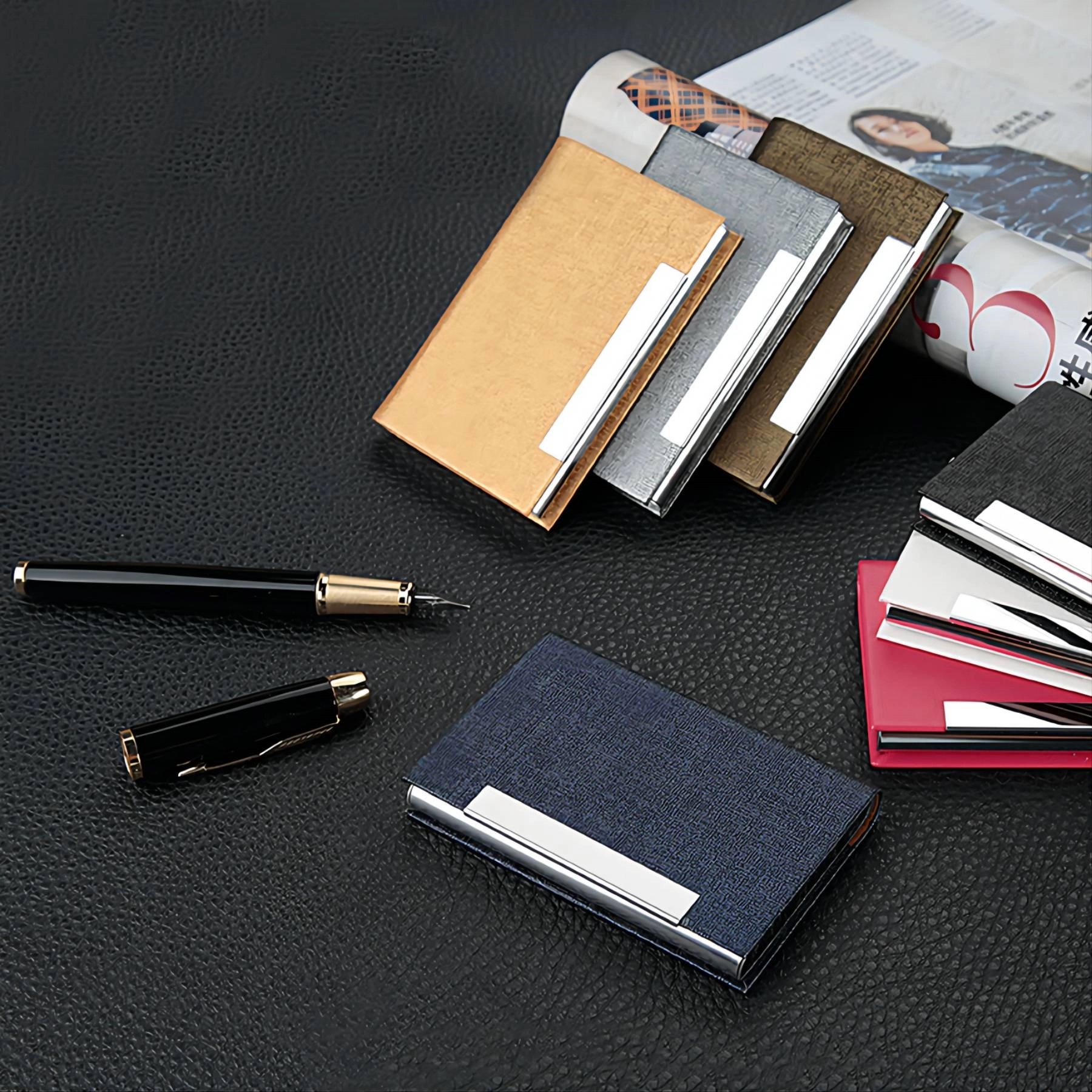 PU Leather Business Card Case/Card Holder