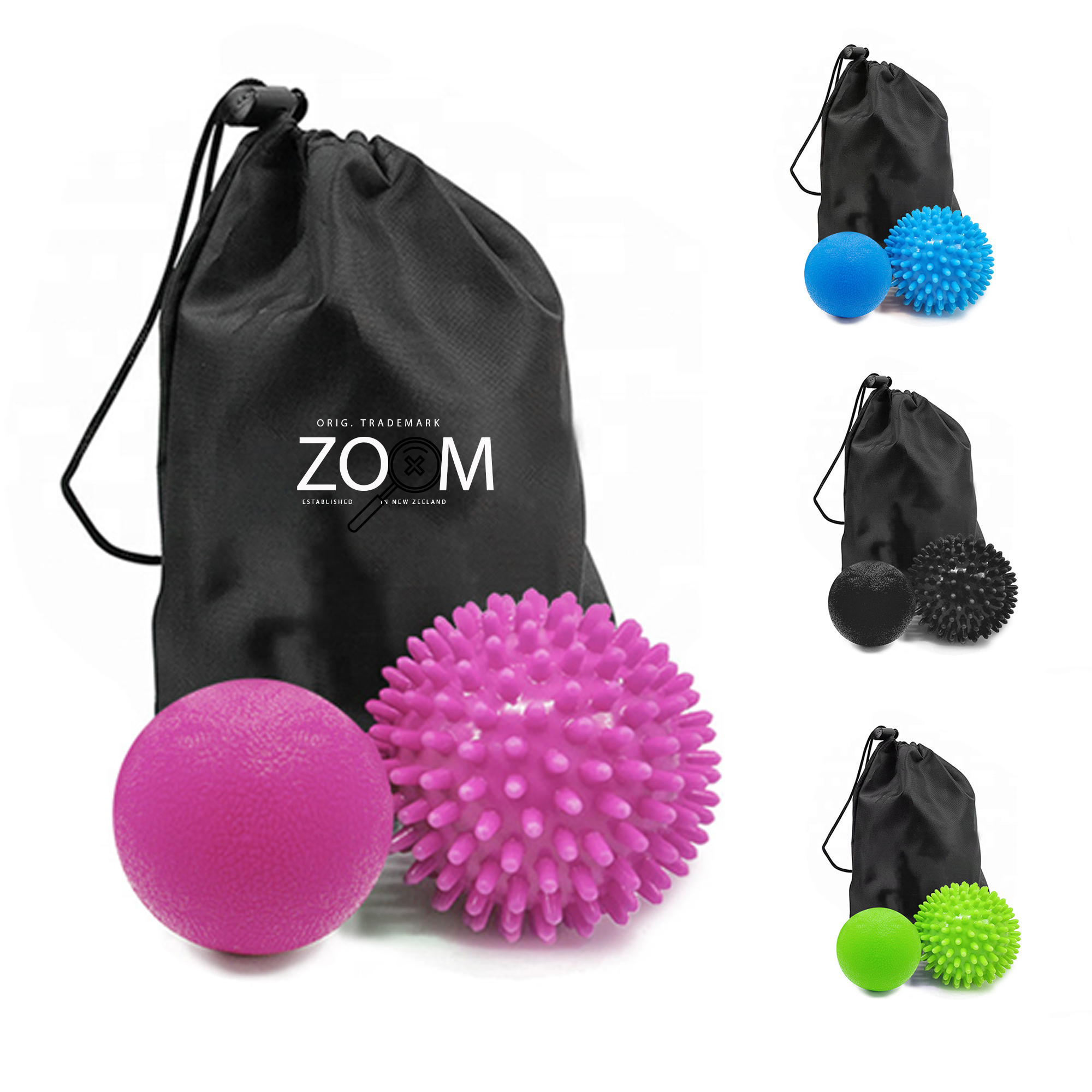 Fitness Yoga Massage Balls Set 4