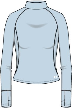UA Motion Cold Weather Women's Mock Long Sleeve 4
