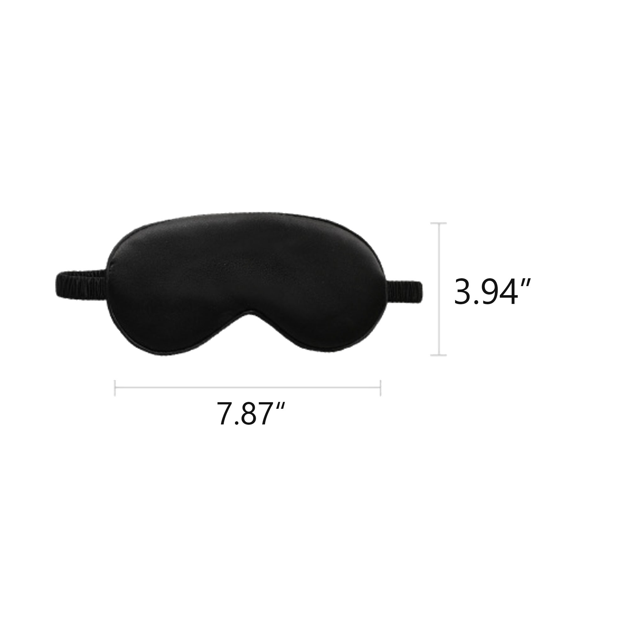 MOQ200 Solid-Color Soft Synthetic Silk Eye Mask 3