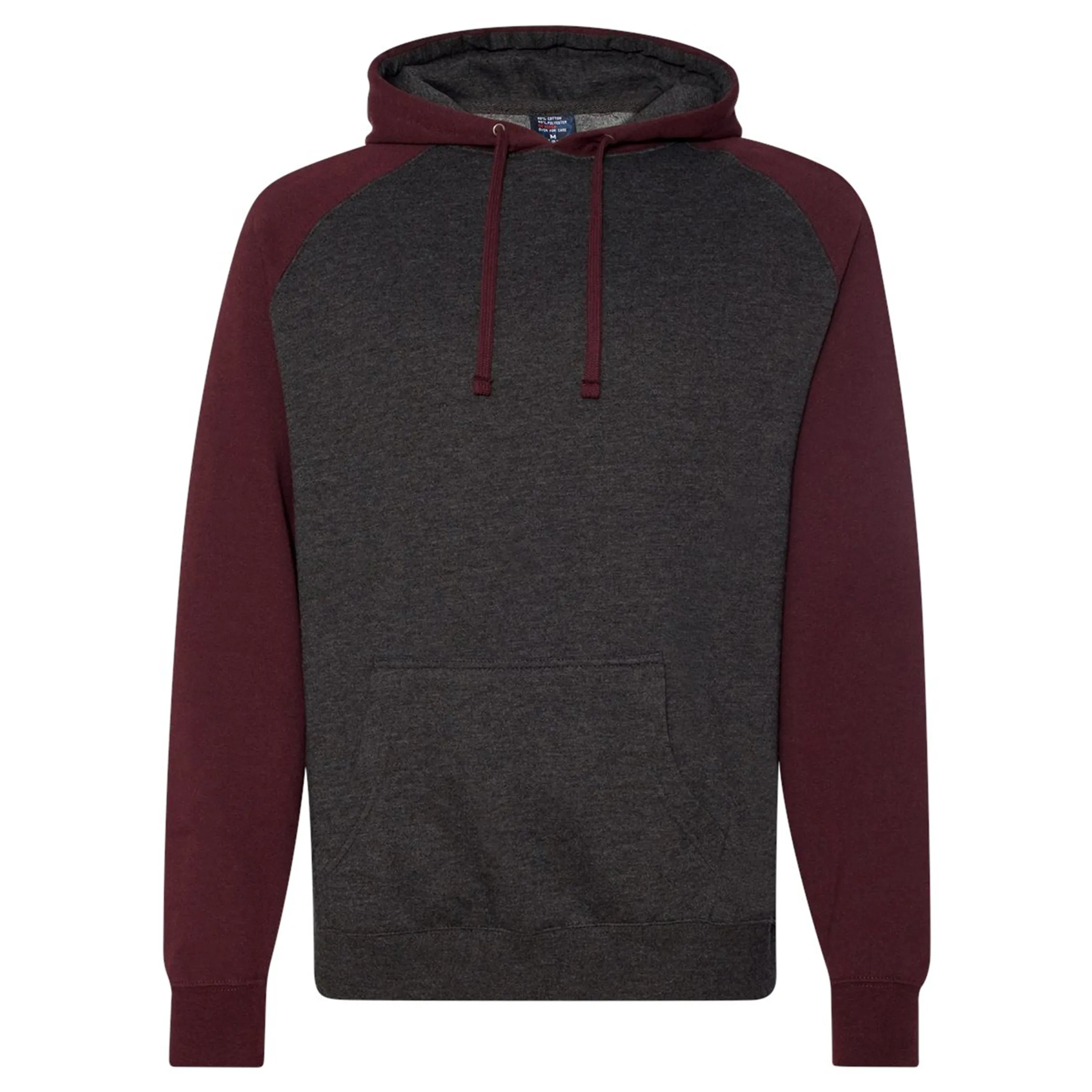 Raglan Hooded Pullover Sweatshirt, custom hoodie or sweatshirt with logo imprint 5