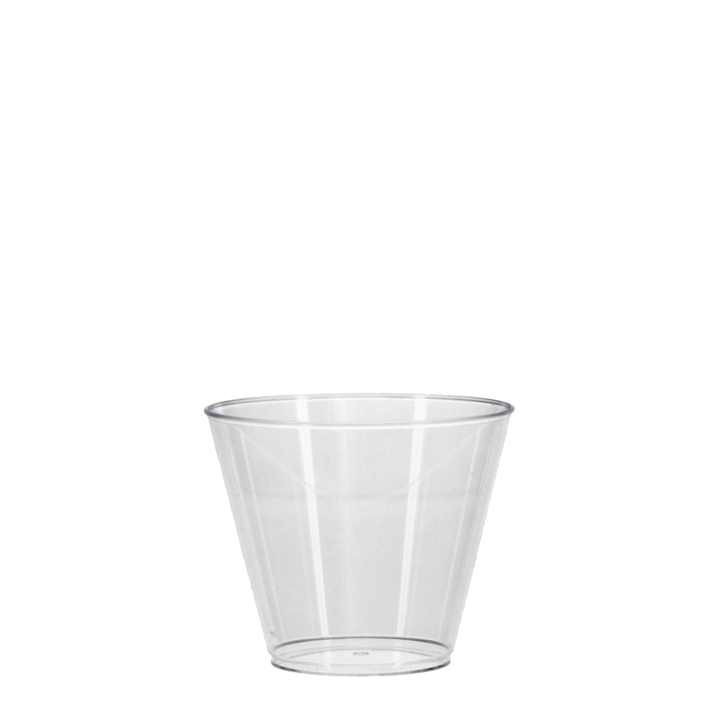 9 oz Hard Plastic Smooth Rocks Cup Clear Tradition Print 9
