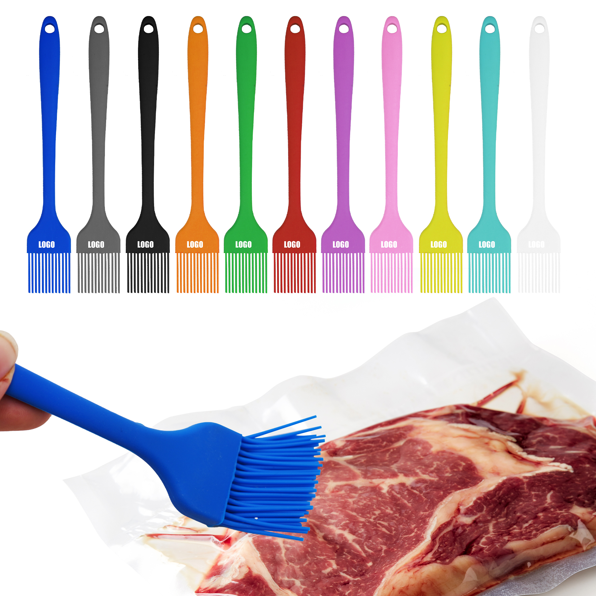 MOQ 100pcs Baking Tools Silicone Brush