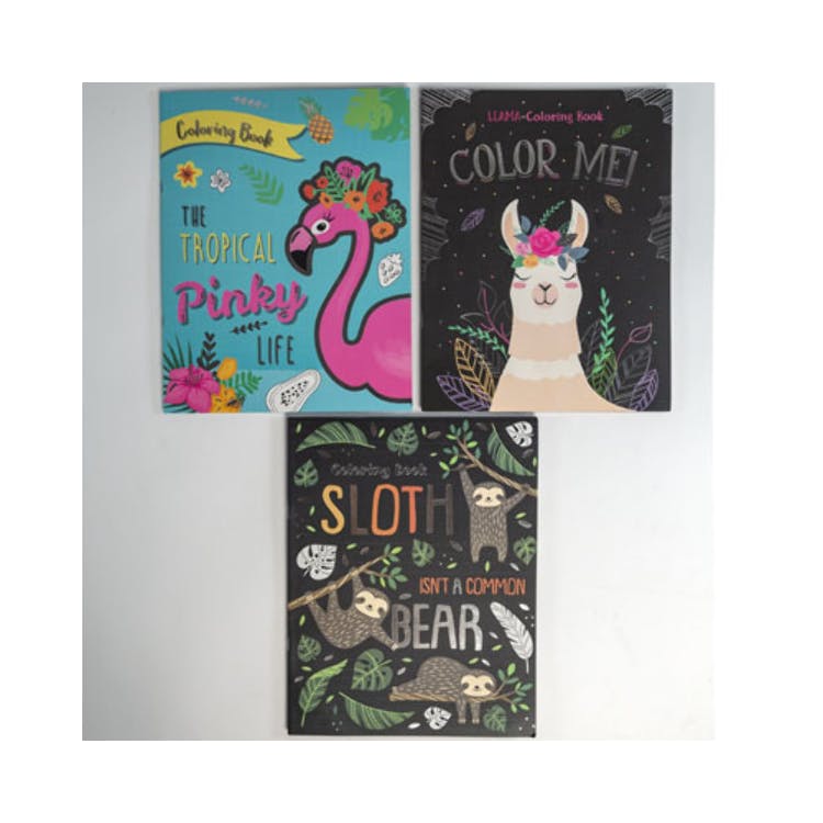 Coloring Books - Unique Animals 3 Volumes 3