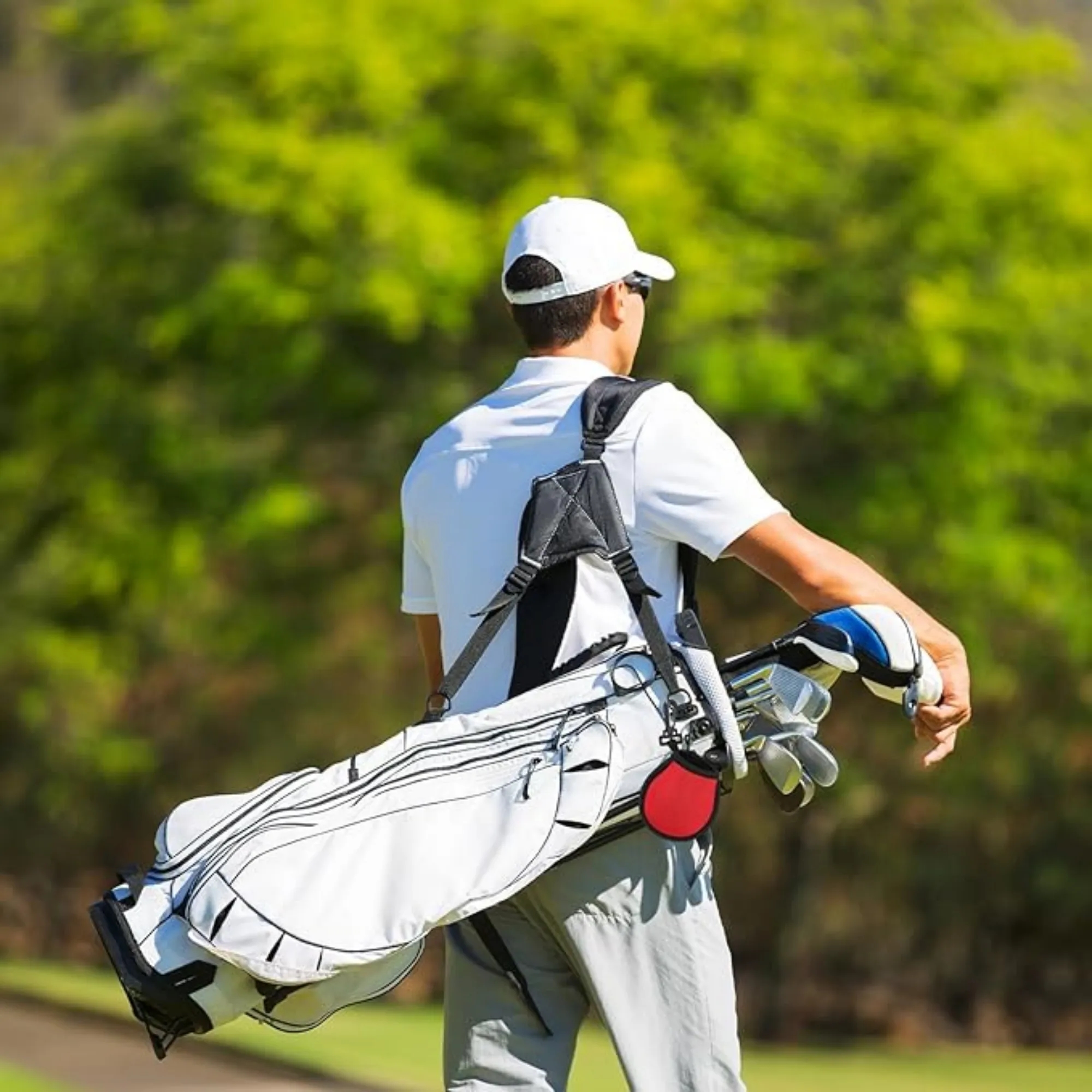 Neoprene Pocket Golf Ball Washer Cleaner Pouch with Hook 4