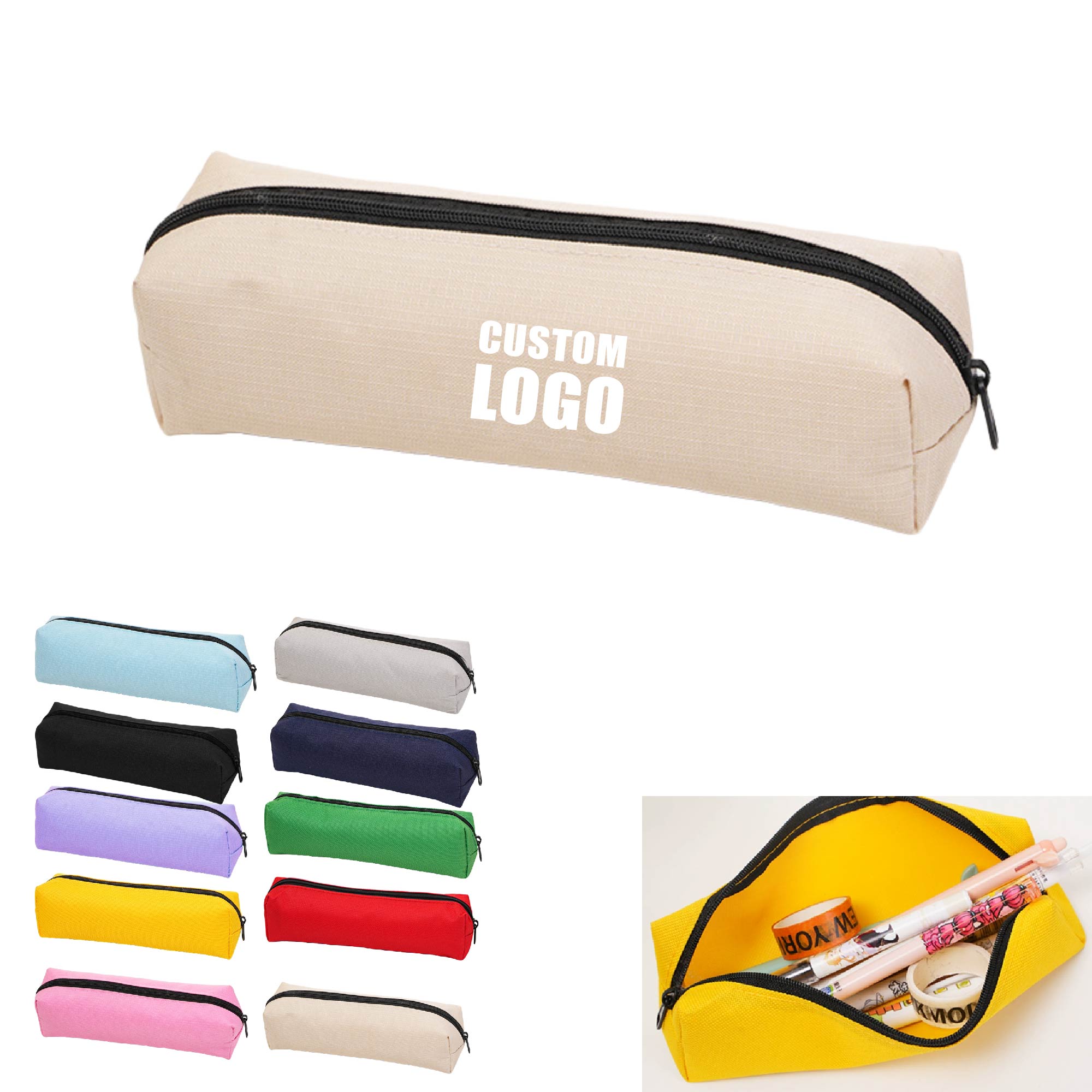 MOQ 10 pcs Kids School Pencil Pouch 5