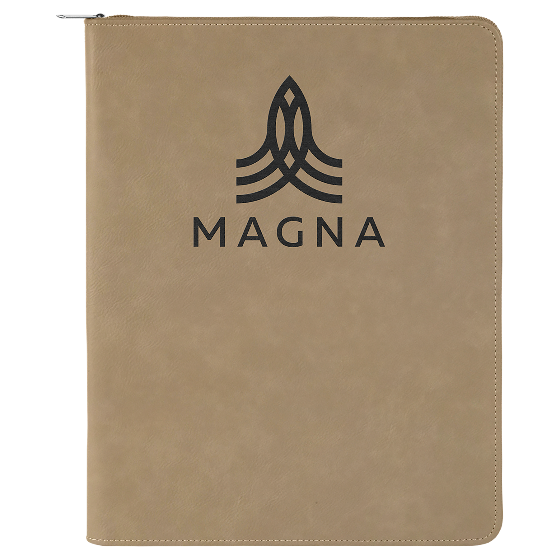 Laser Engraved Leatherette Legal Padfolio with Zipper and Notebook (9.5" x 12") 32