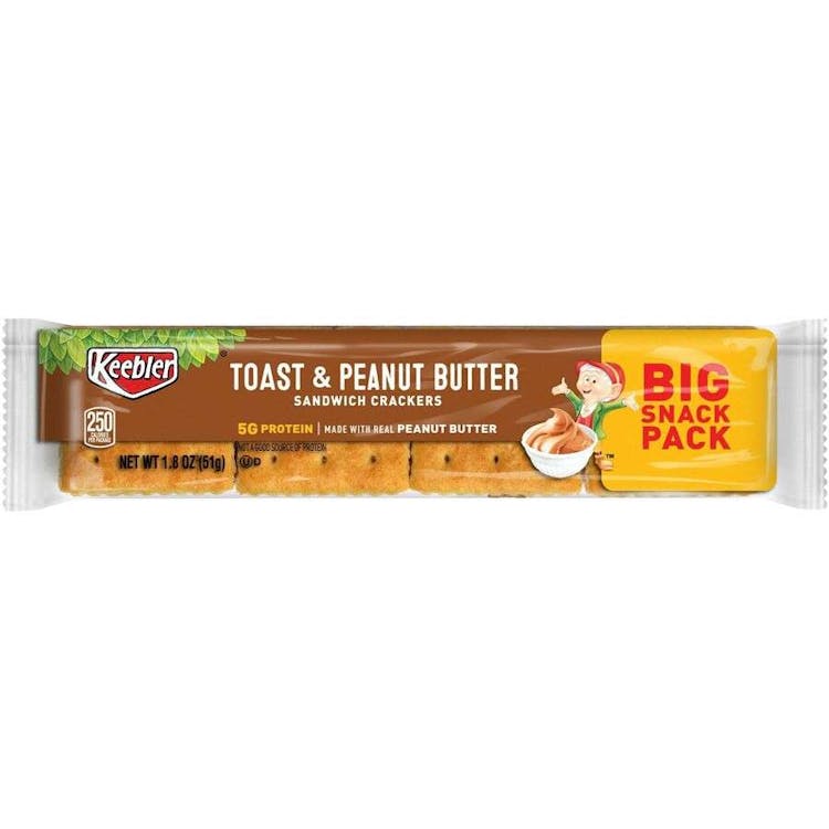 Keebler Crackers - Toast & Peanut Butter 1.80 oz 12 Pack 2
