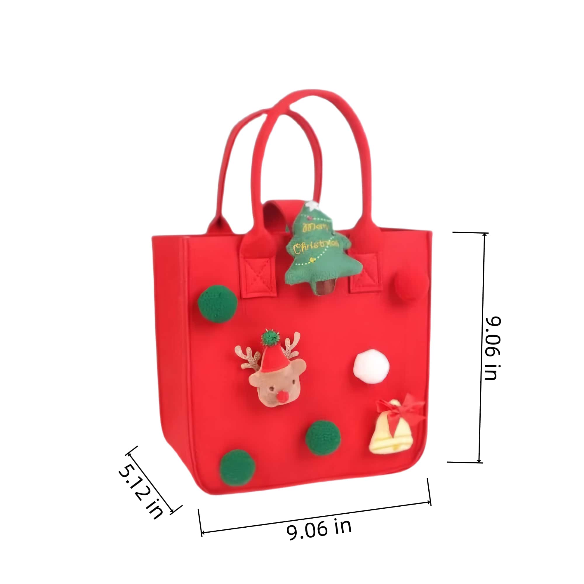 Christmas Tote Felt Bag 5