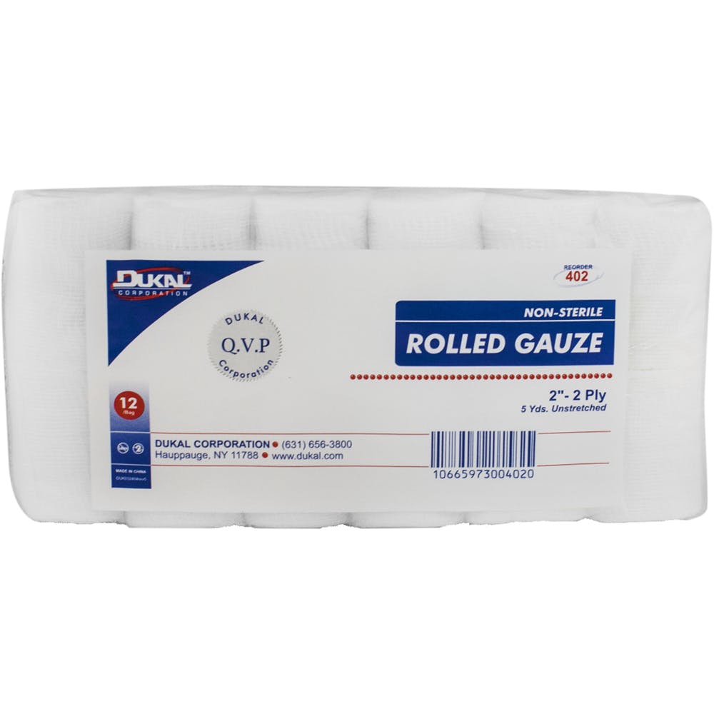 Non-Sterile Rolled Gauze - 2-Ply 2" x 5 yards 3
