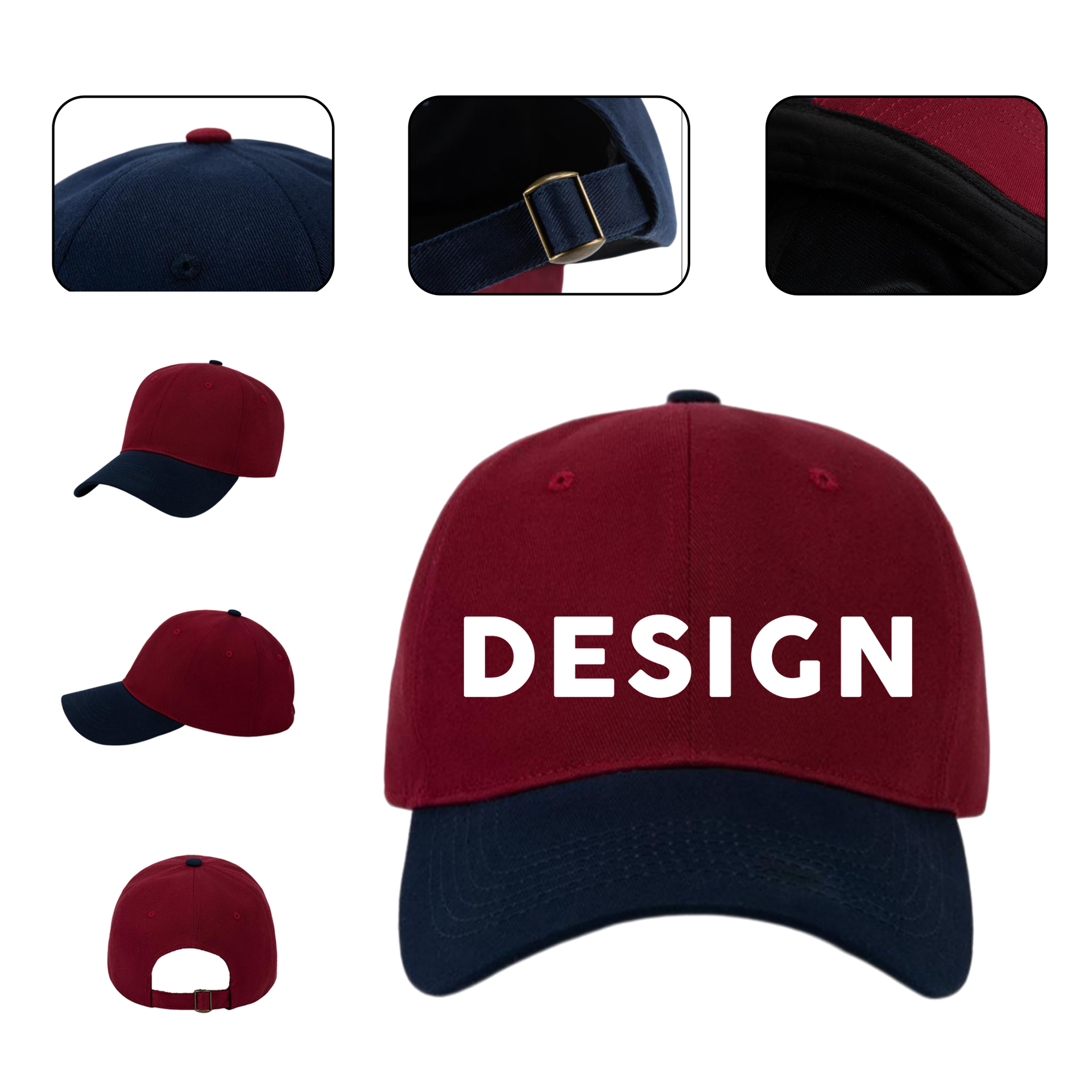 Curved Visor Baseball Hat 2