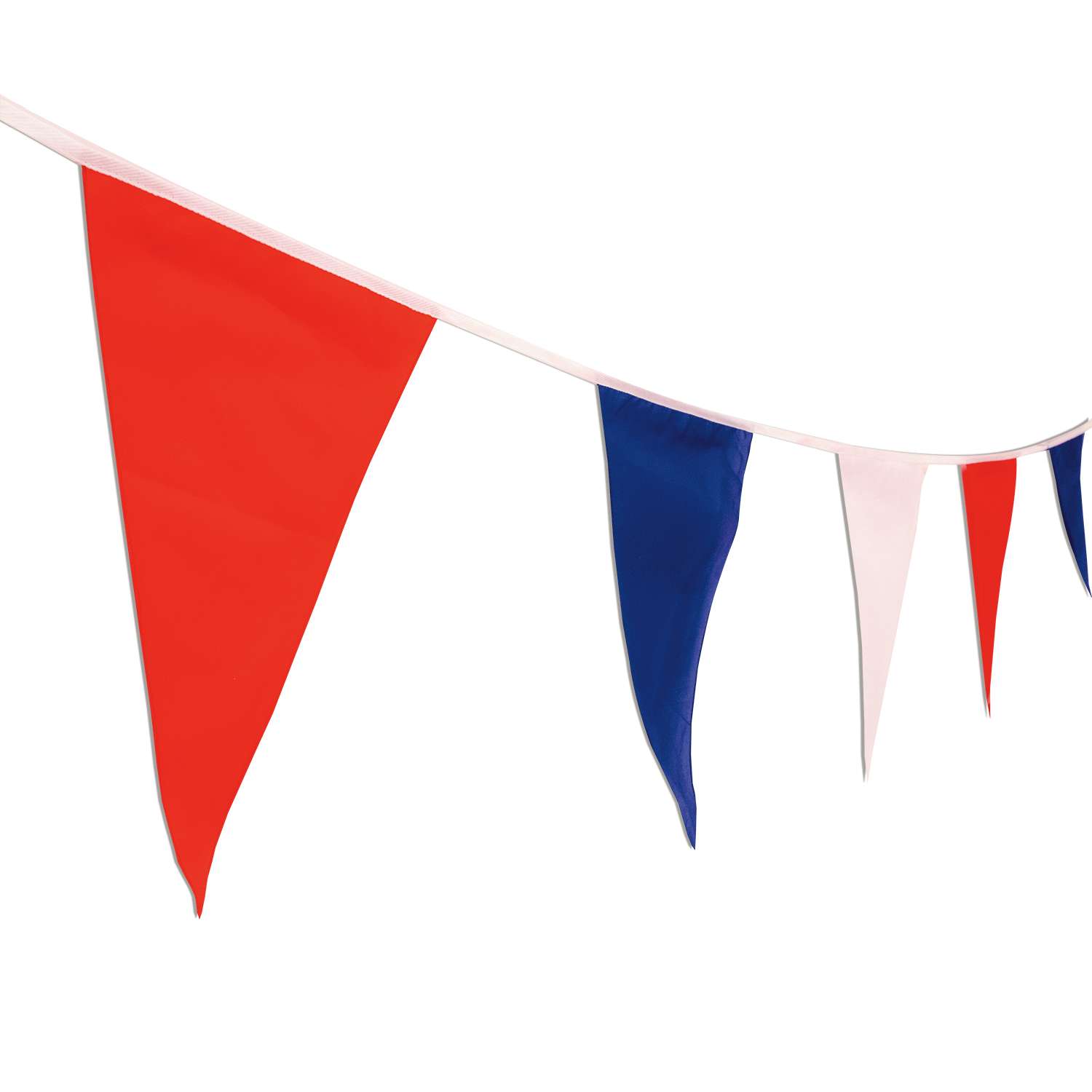 60' Red, White & Blue Pennant String 6