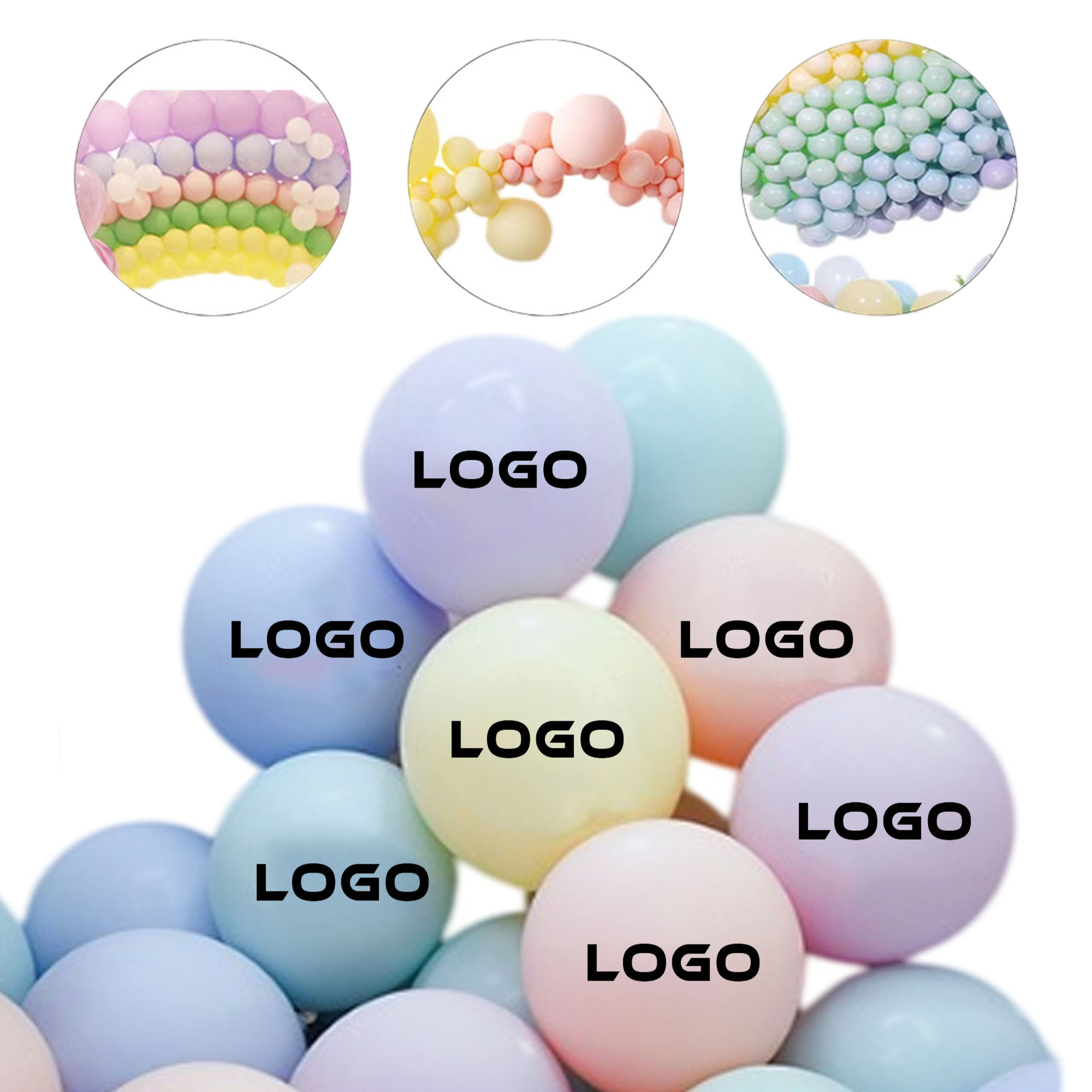 Macaron Colored Balloons 2