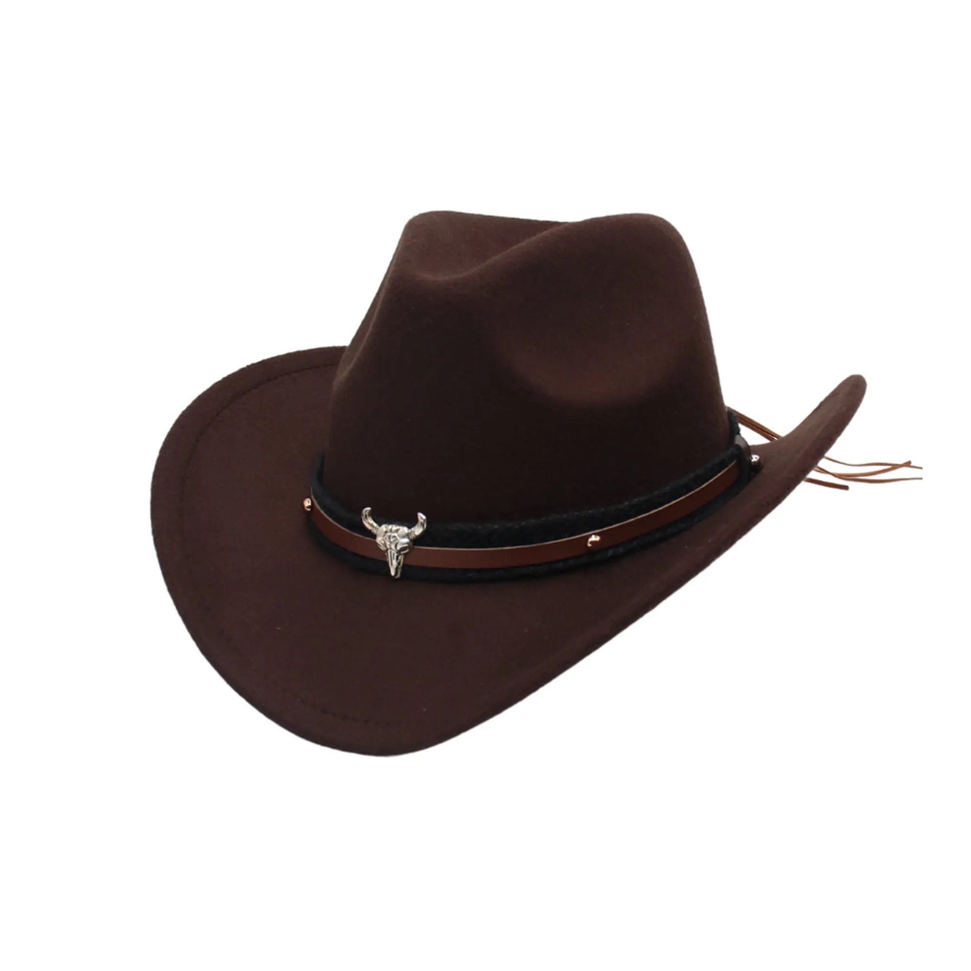 Suede Western Cowboy Hat 8