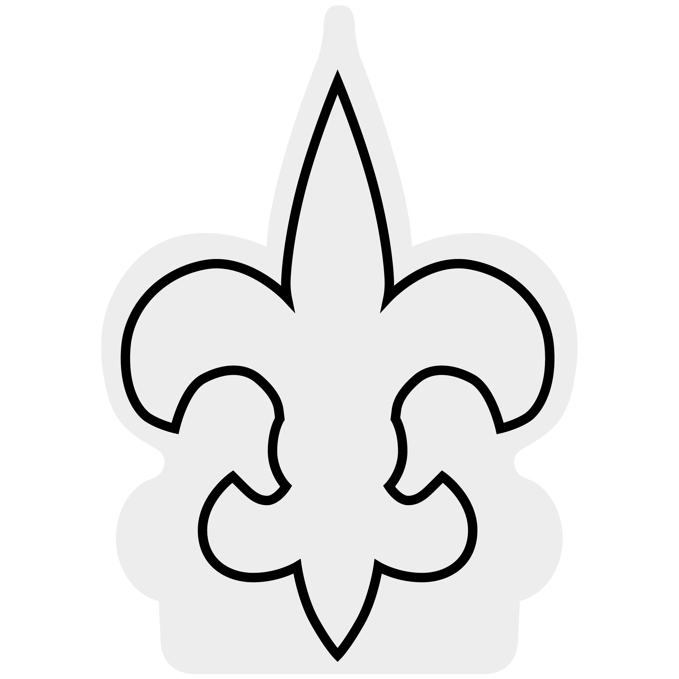 Fleur de Lys Mitt 69
