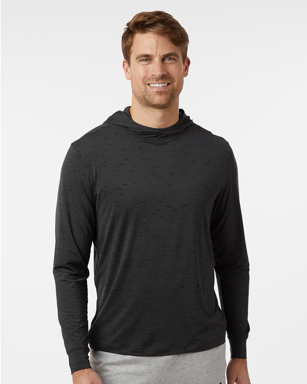 Men's Performance Hooded Long Sleeve T-Shirt - A2010