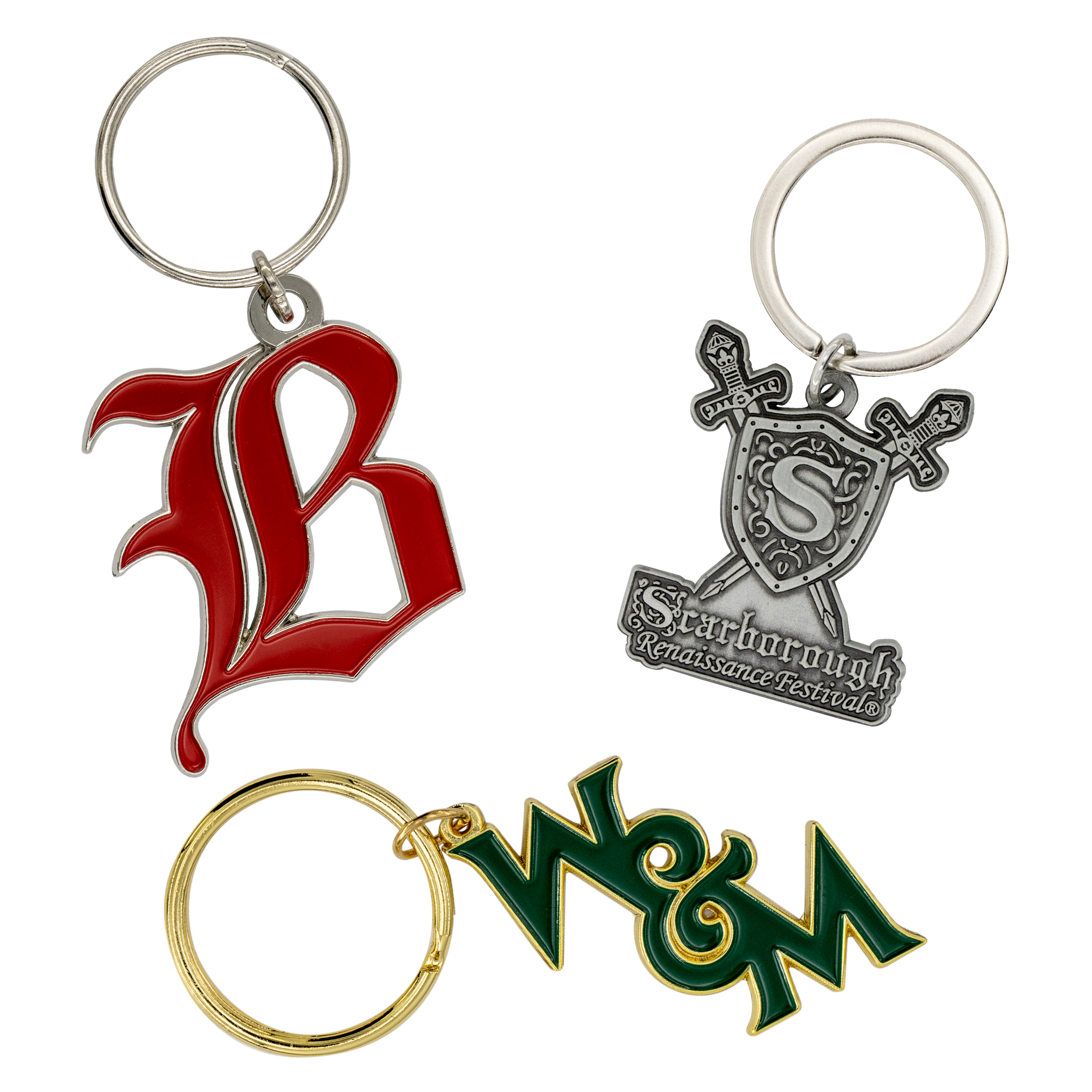 Custom Keytag Die Cast Keychain (1-1/4")