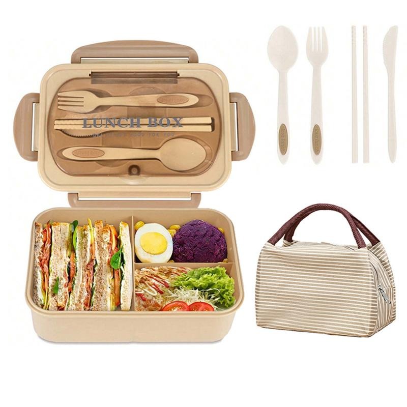 Bento Lunch Box Set W/ Lunch Bag