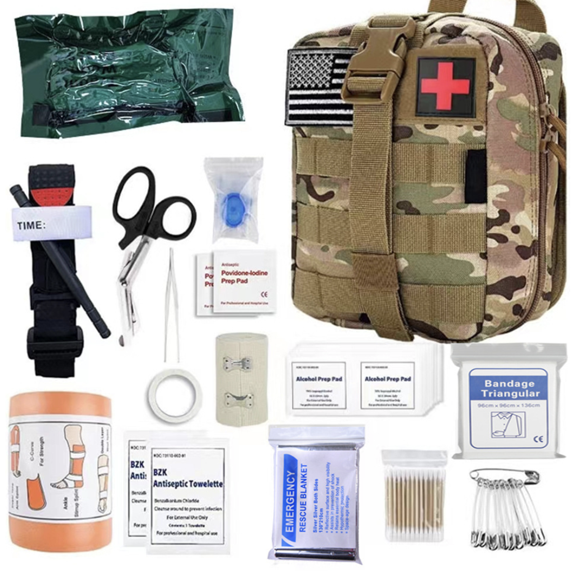 MOQ 50 PCS Lightweight Outdoor First Aid Kit 3