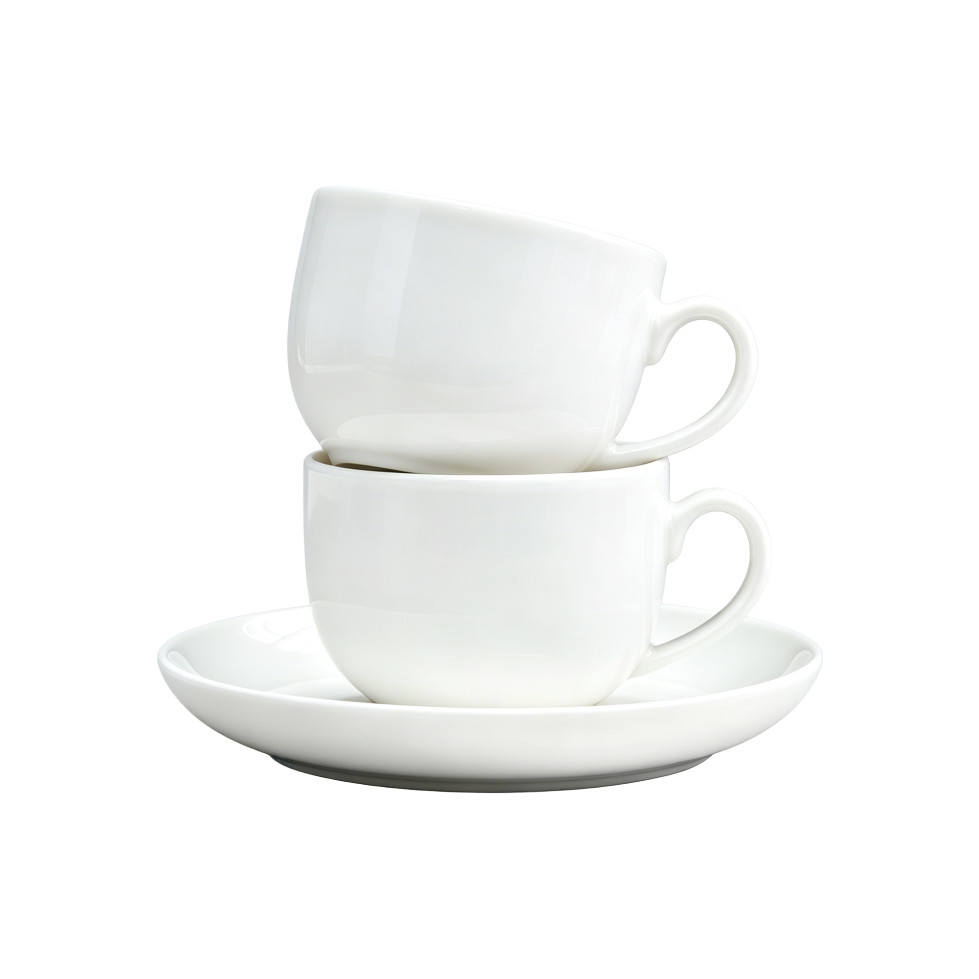 3 Inch Ceramic Coffee Cup with Saucer 3