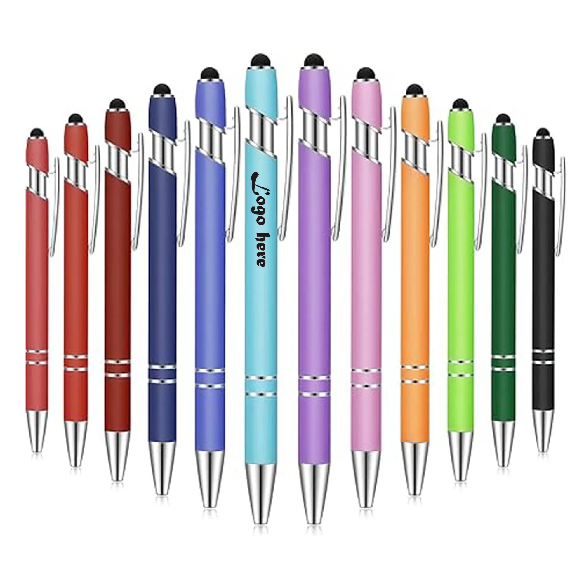 2-in-1 Stylus Retractable Ballpoint Pen 6