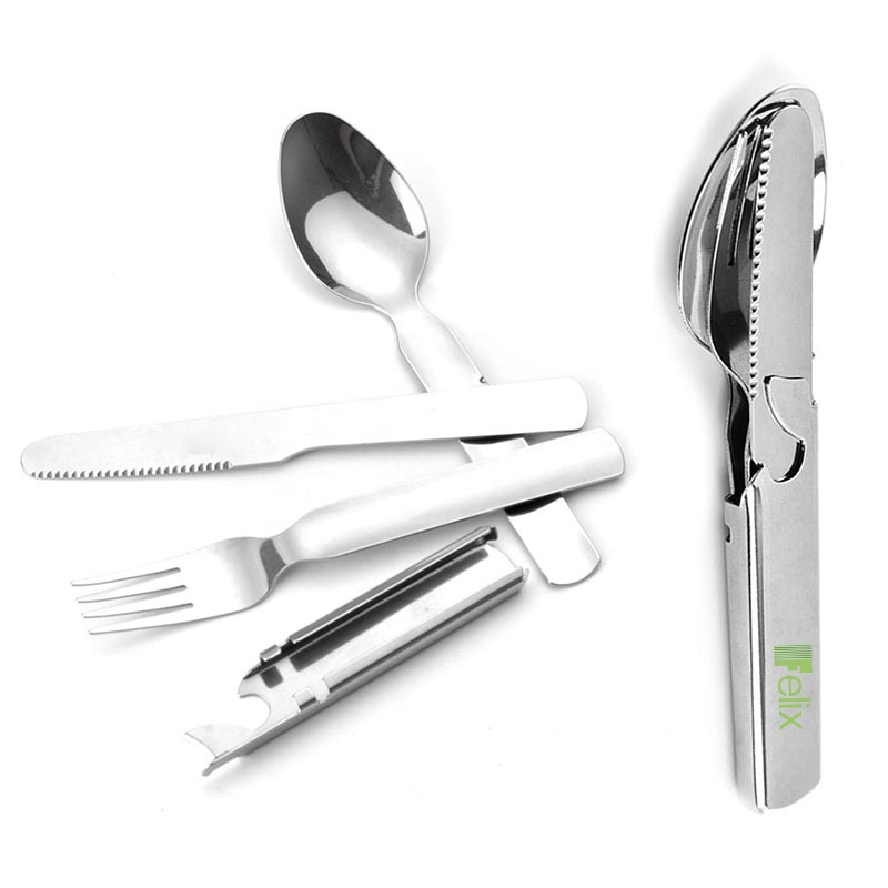 Stainless Steel Cutlery Set In Pouch