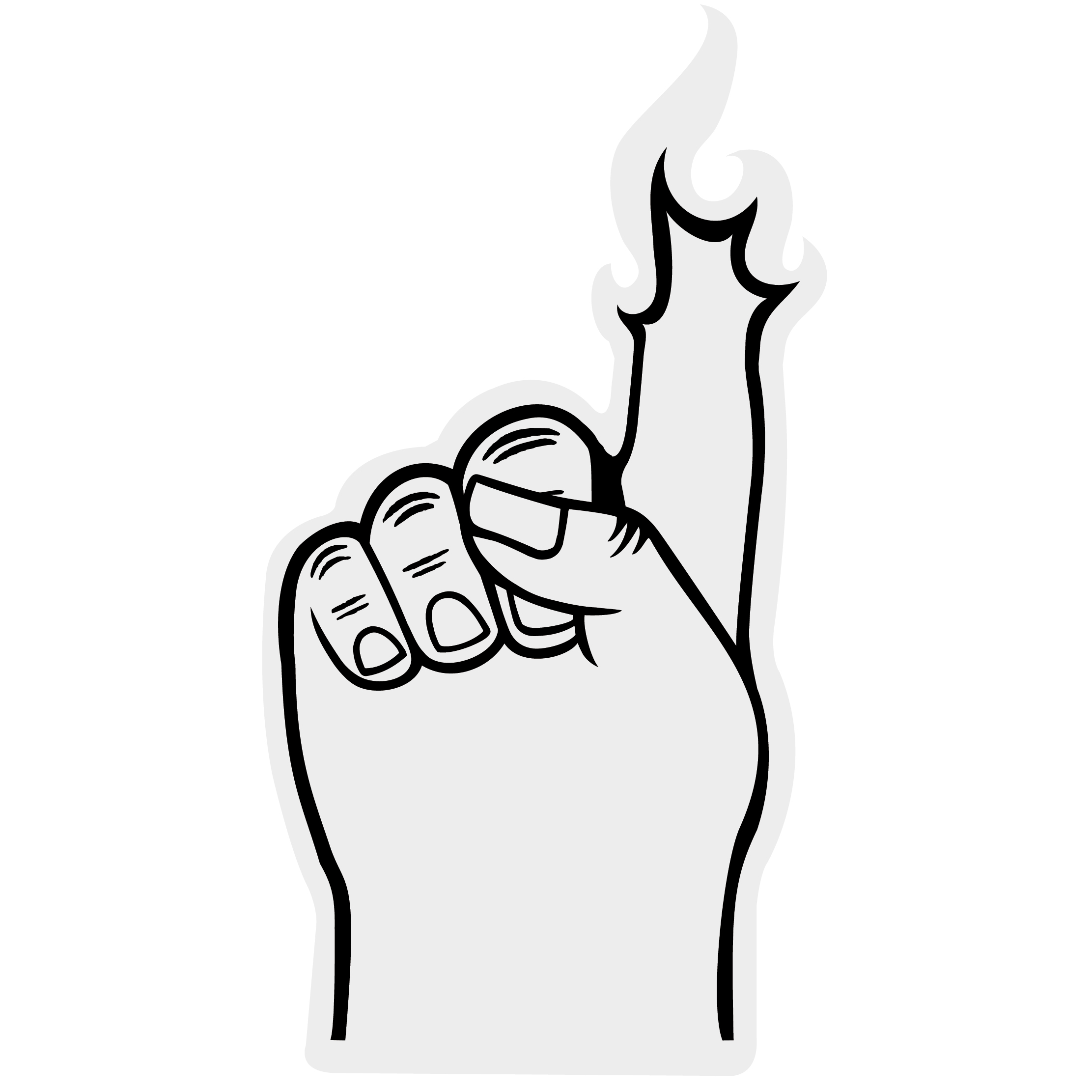 Foam Flame Finger 18" 69