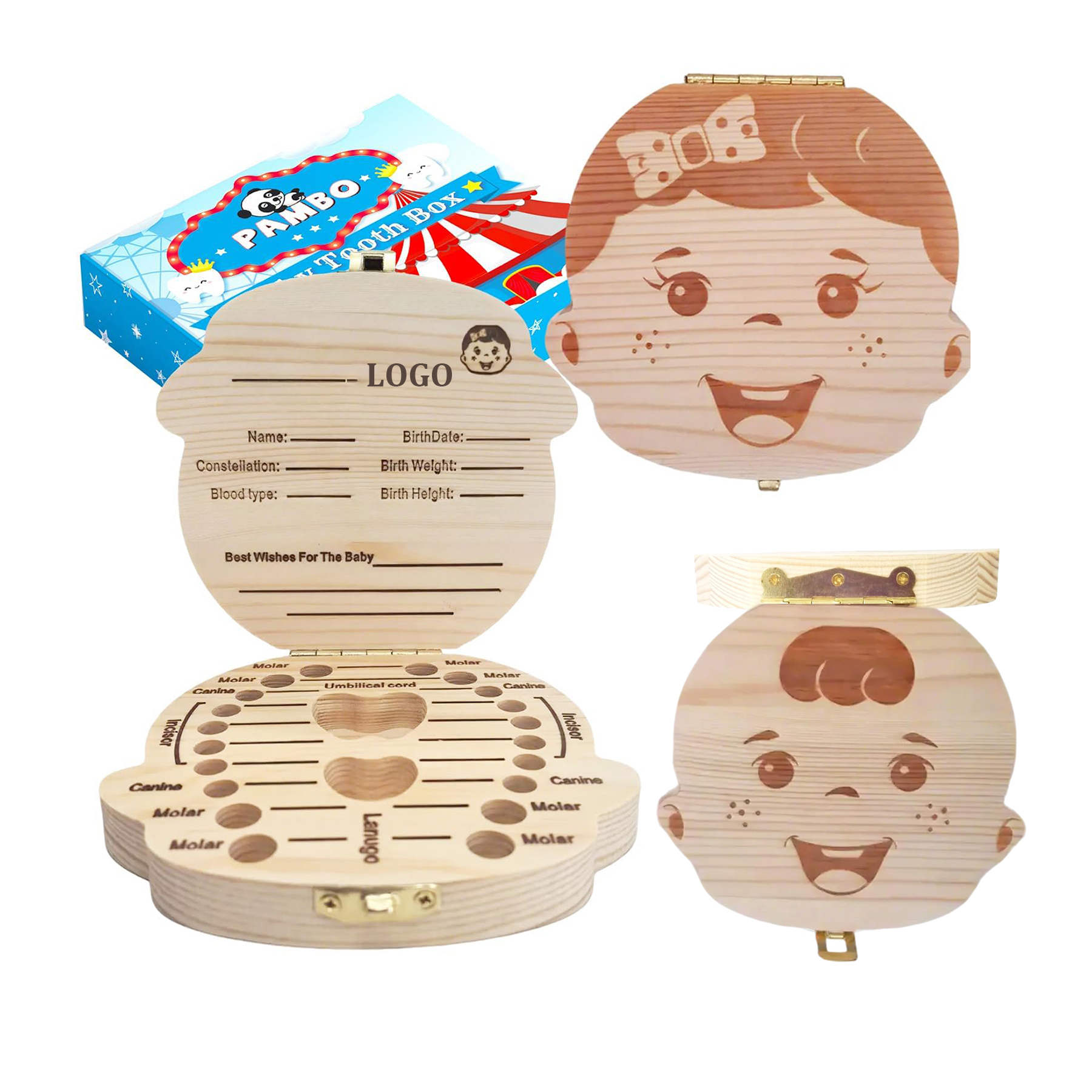 Baby Wooden Tooth Storage 8