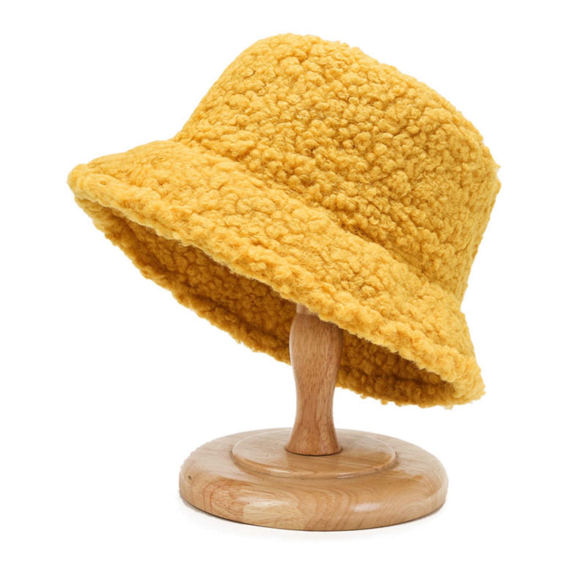 Soft Sherpa Fleece Bucket Hat for Women Winter Style 20