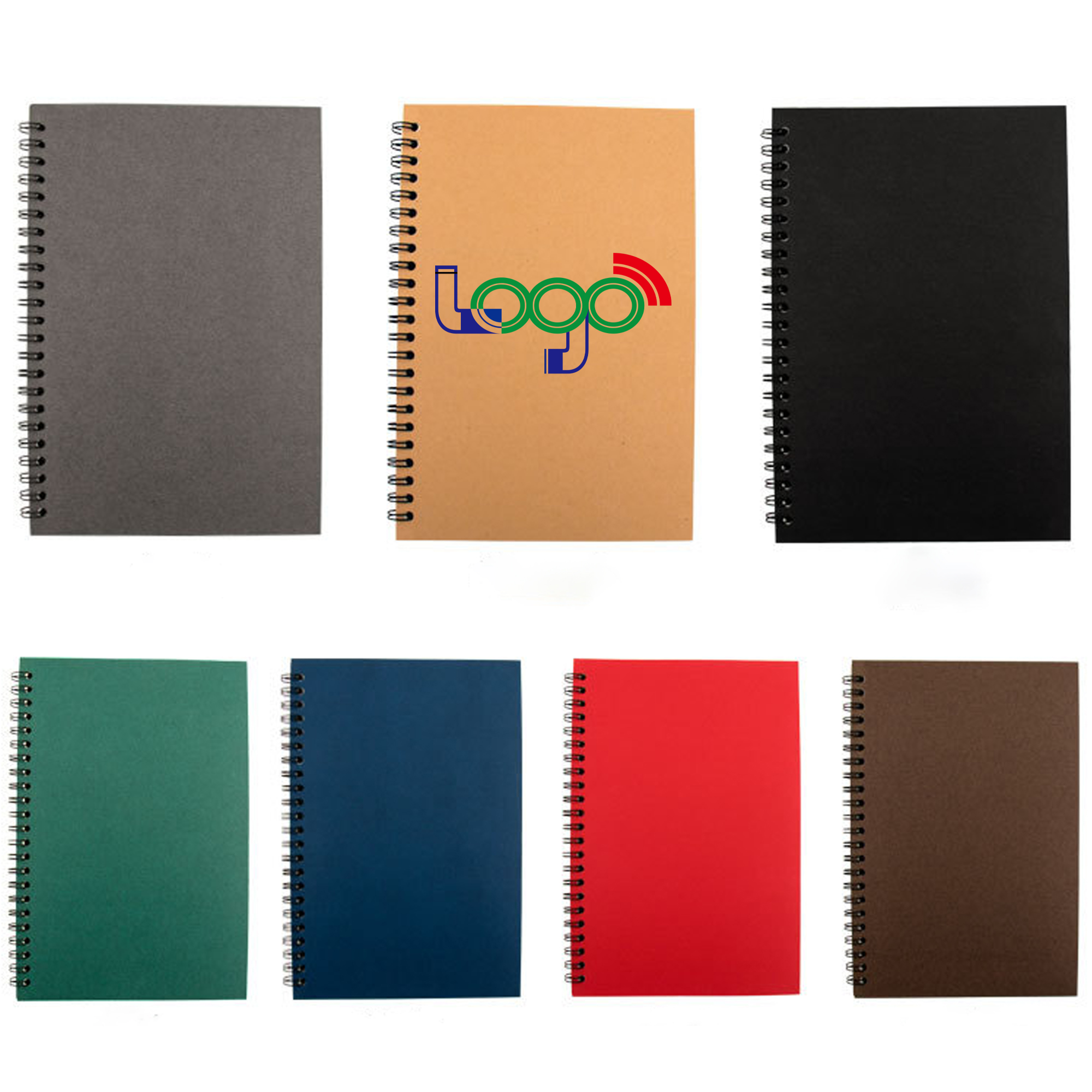 Cardboard Spiral Notebook
