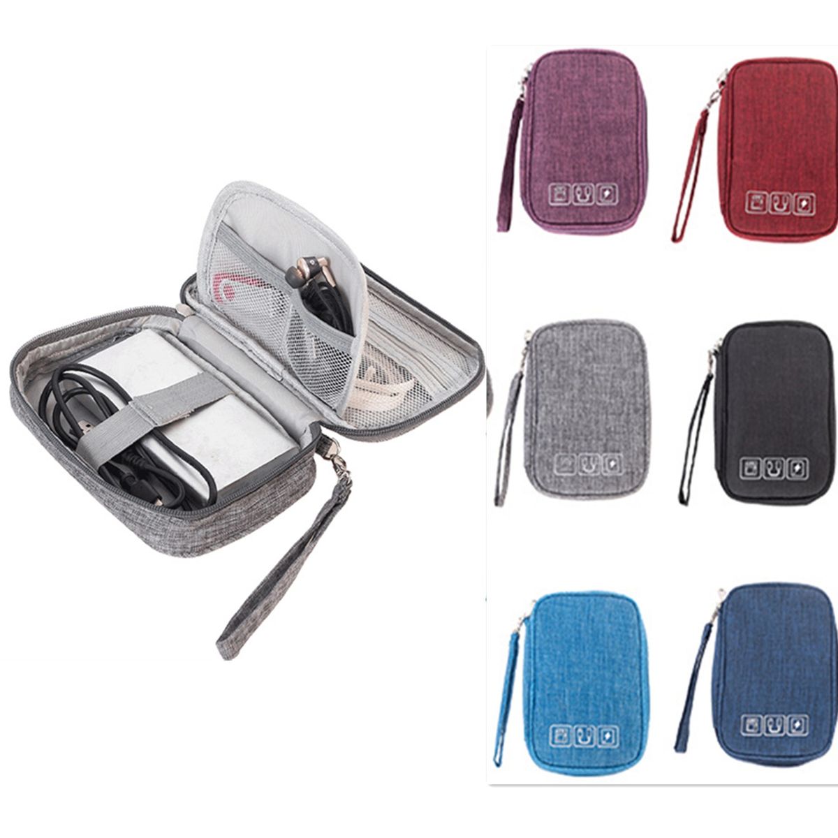 Digital accessories storage bag