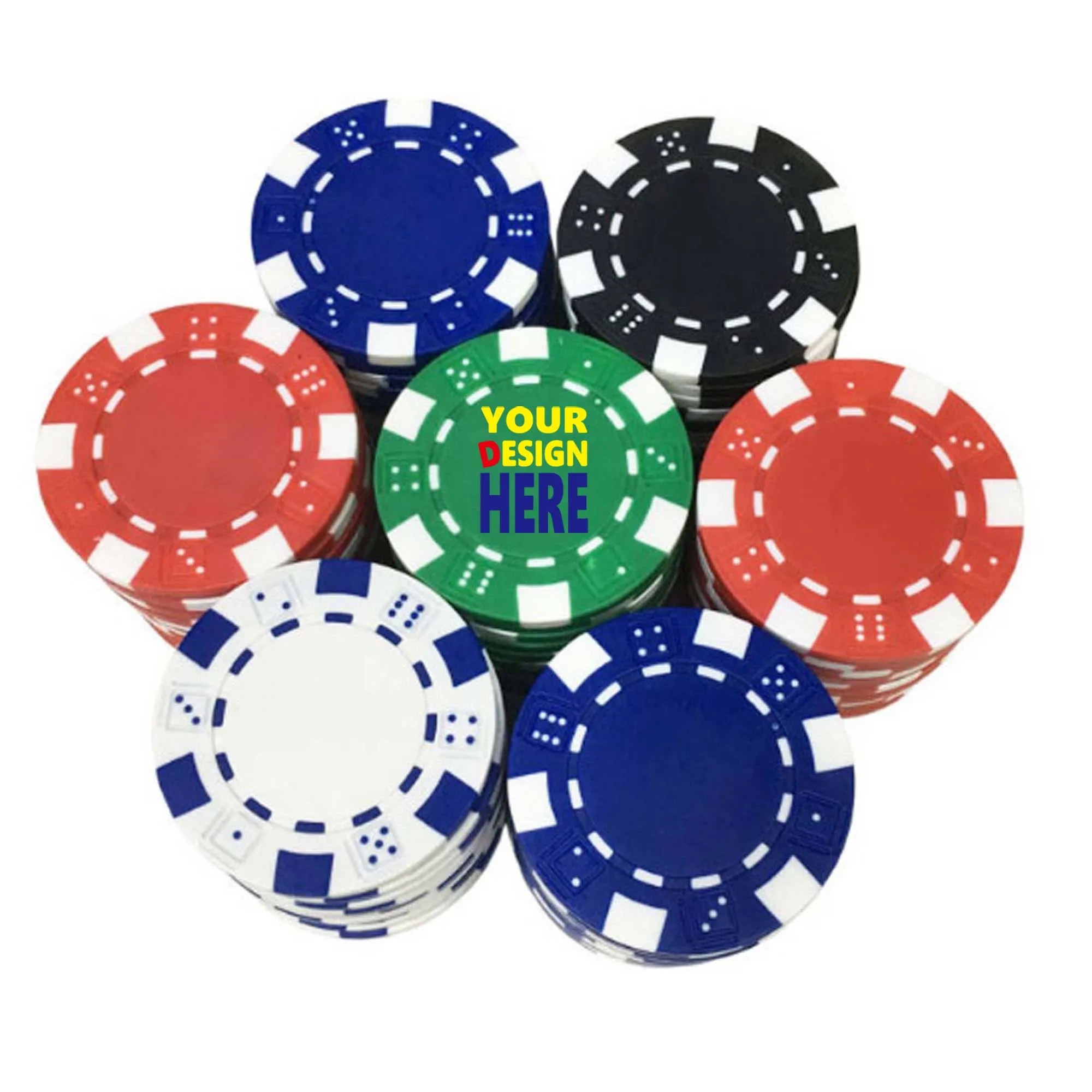 Portrait Premium Direct Print Poker Chips 11