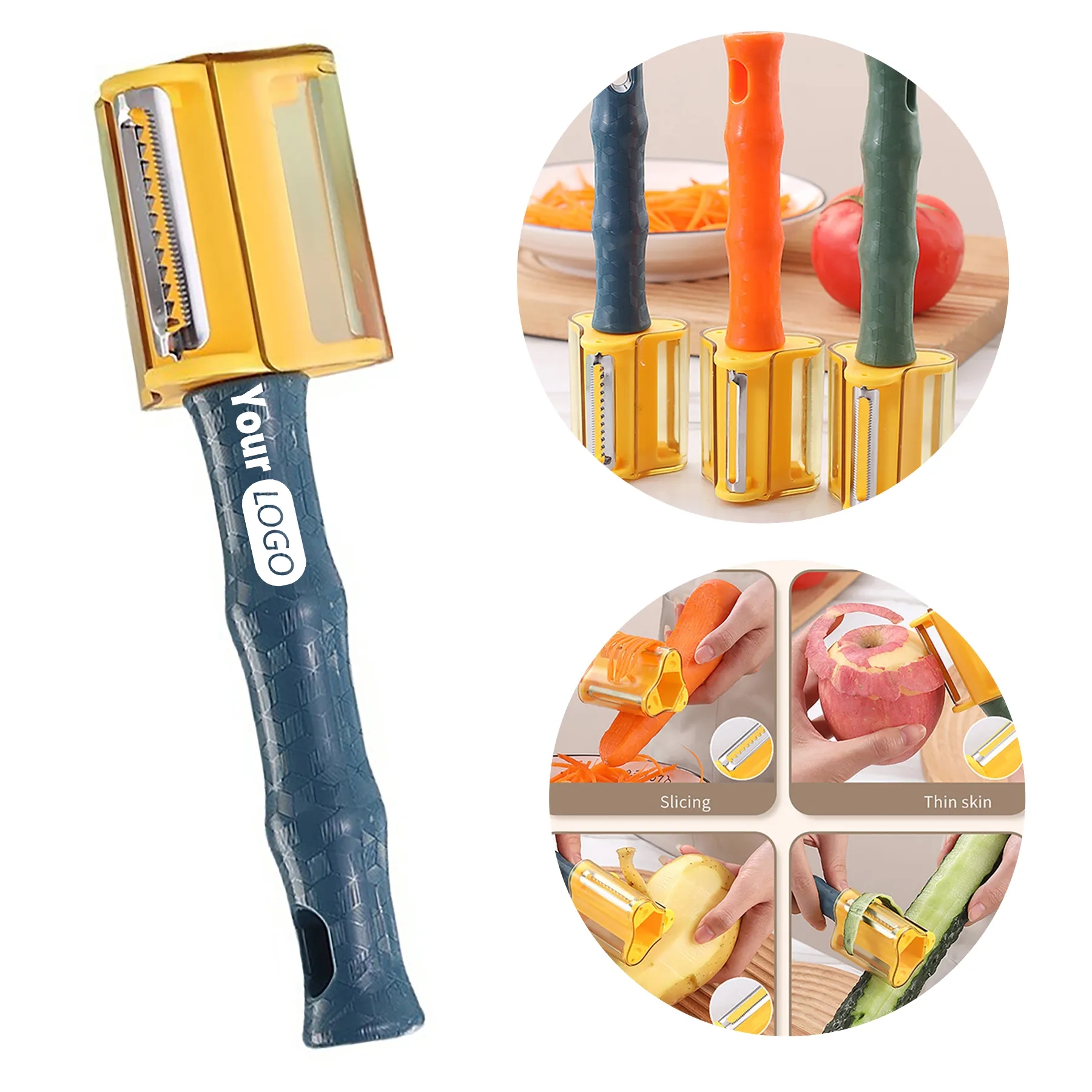 Polypropylene 3-in-1 Fruit Paring Knife 11