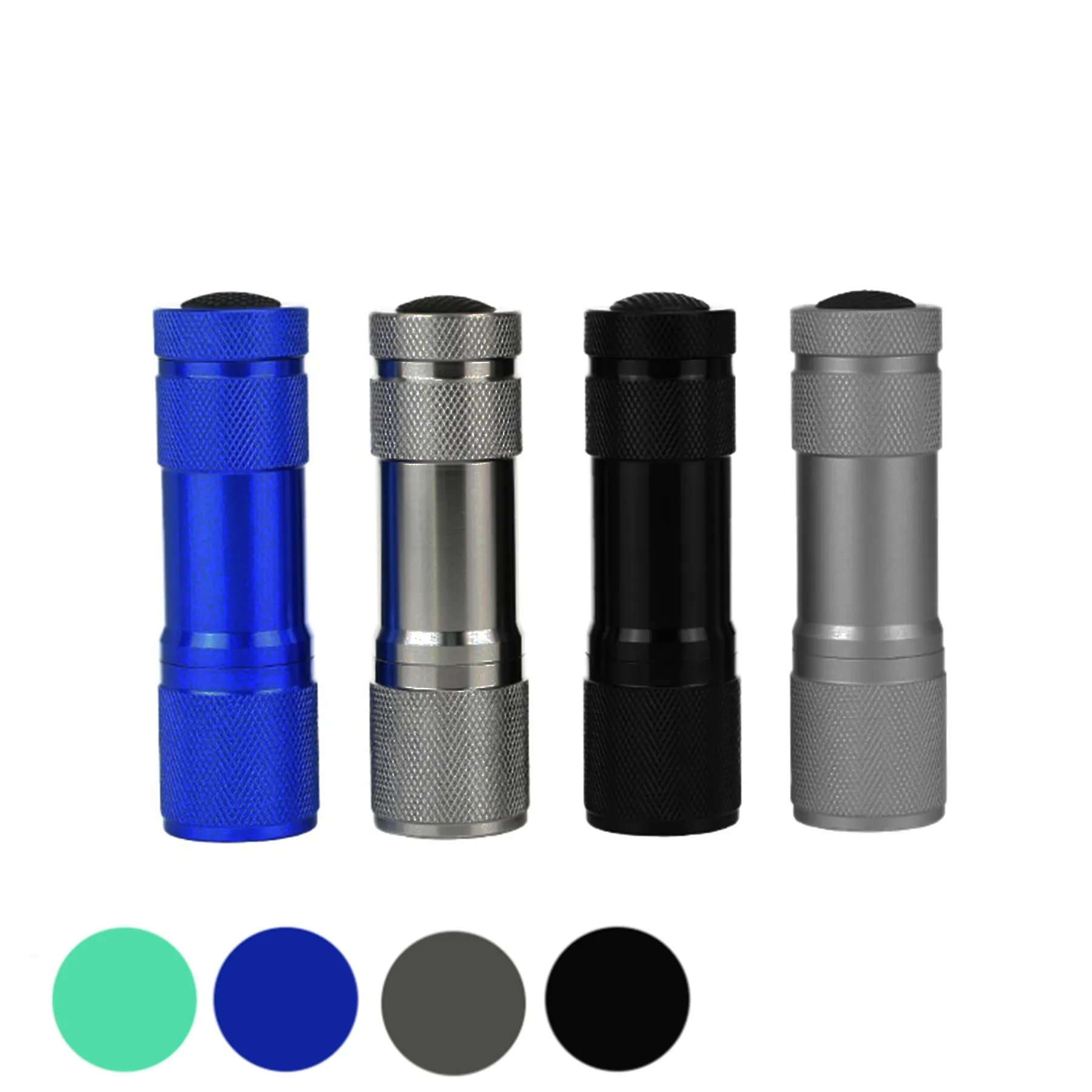 Blue Green Red Light LED Flashlight