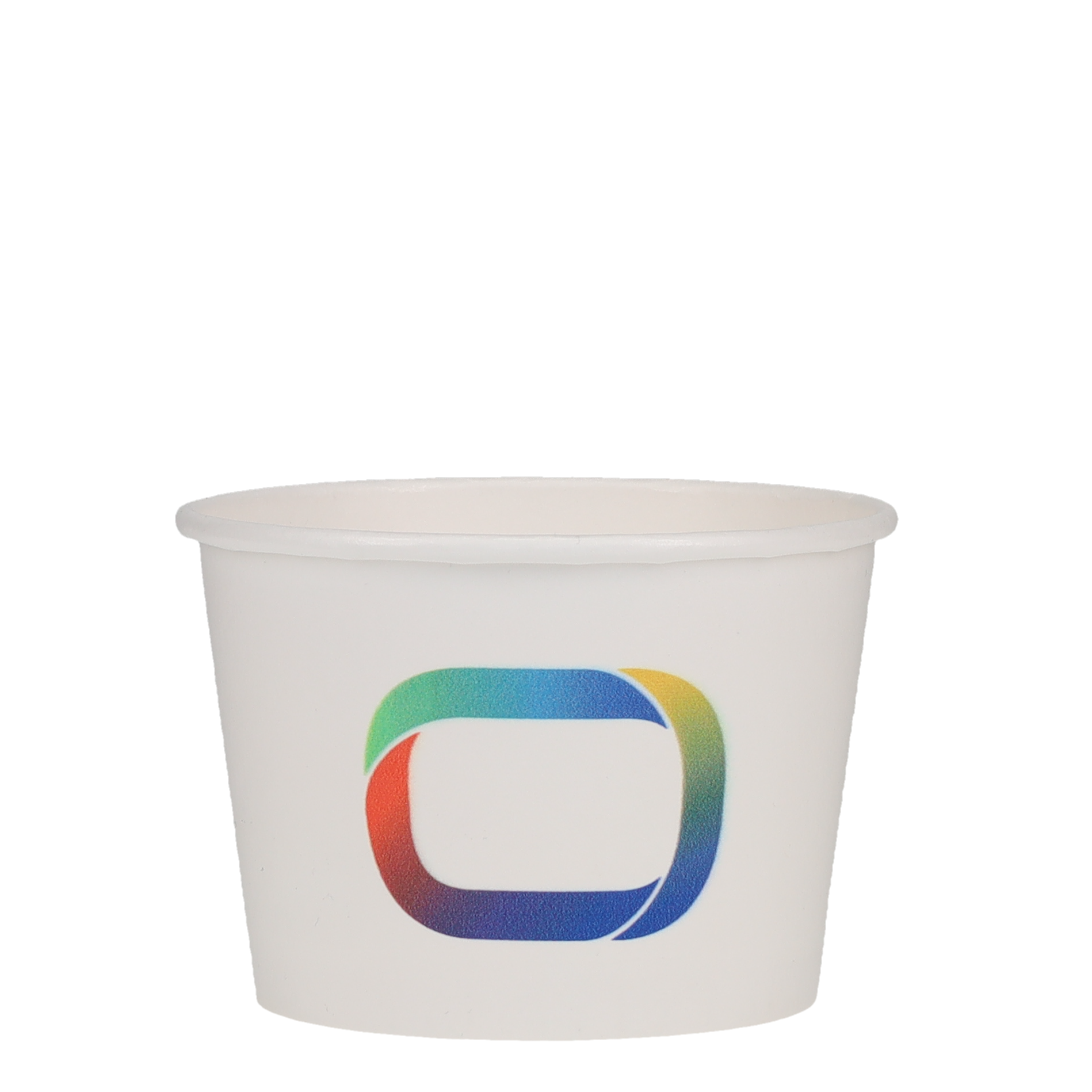 12 oz Food Container Paper White Digital Print 6