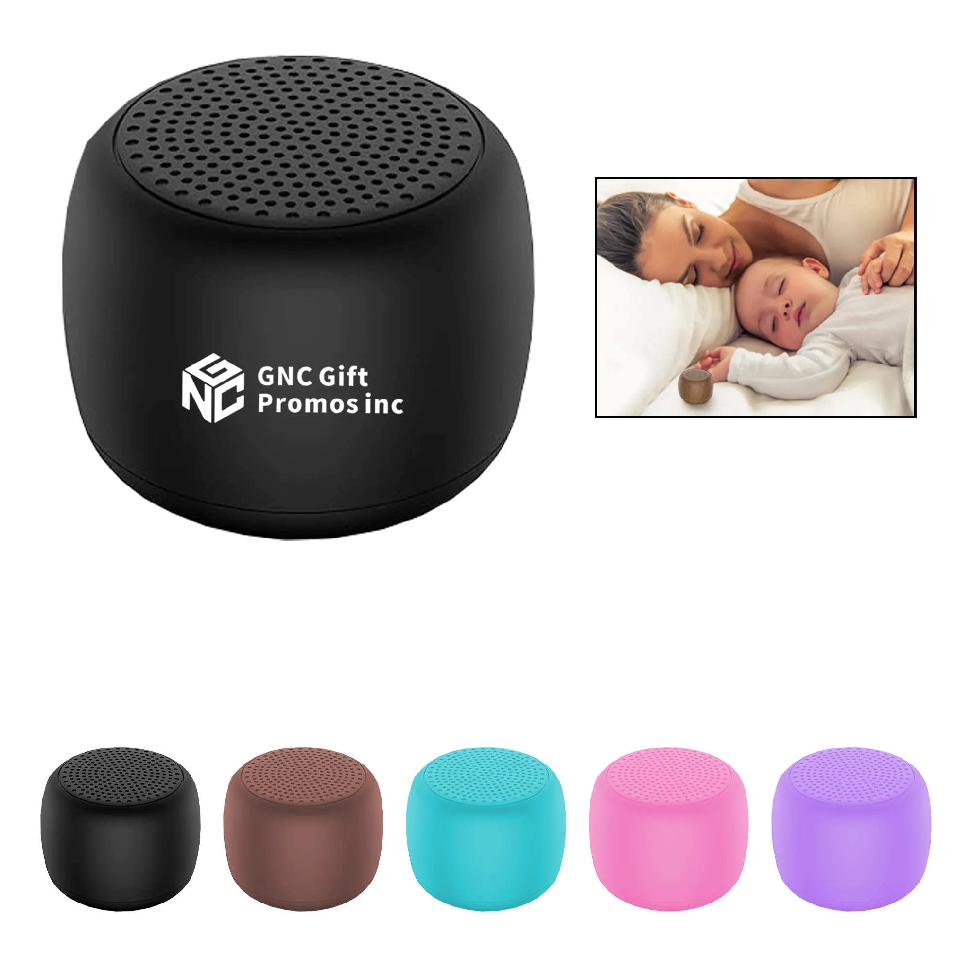 Mini Bluetooth Speaker 1.89" x 1.89" x 1.57"