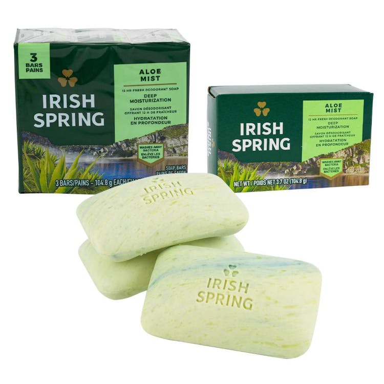 Irish Spring Aloe Soap - 3.7 oz 3 Pack 2
